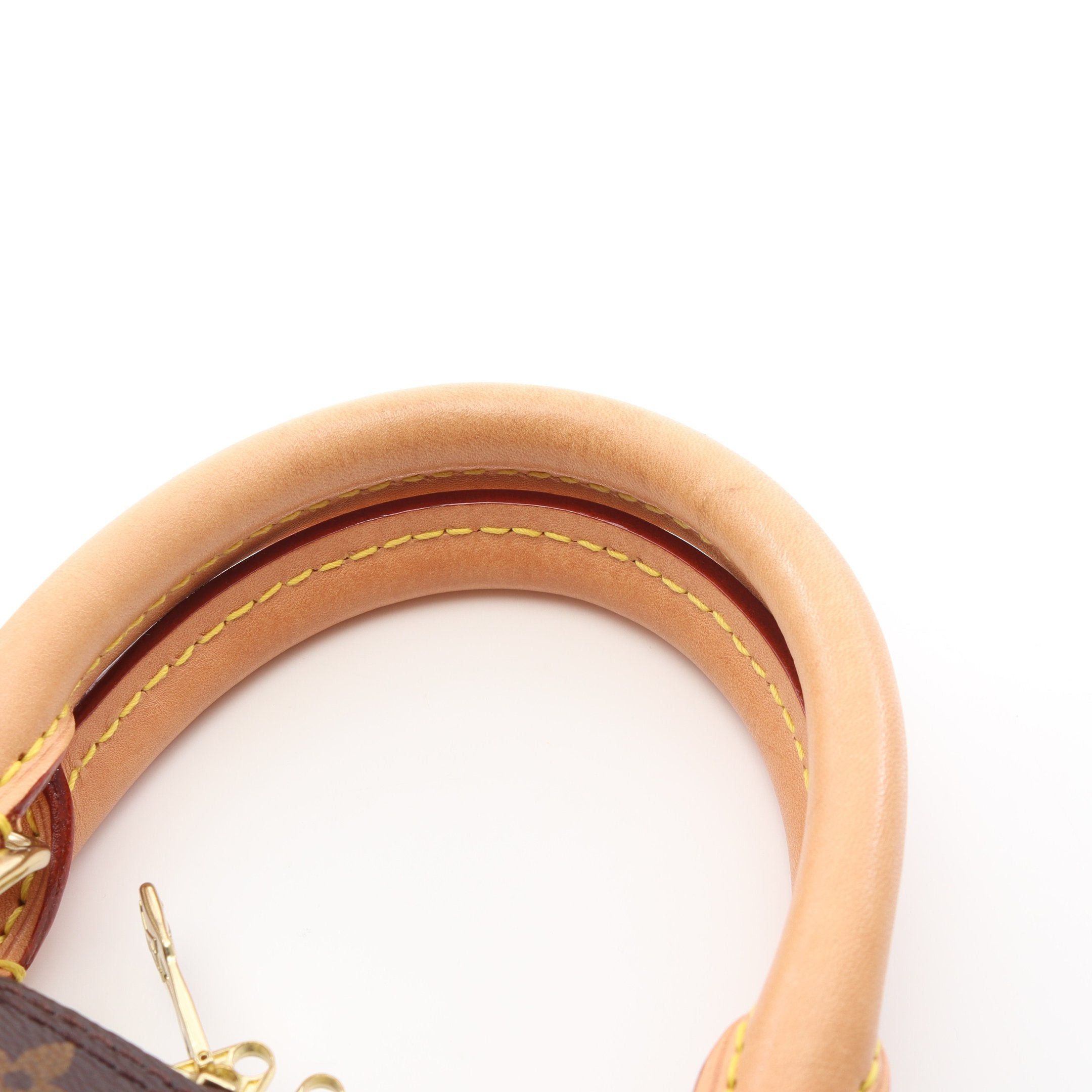 Louis Vuitton Louis Vuitton Alma Bb Monogram Handbag Leather Brown Size ONE SIZE - 9 Thumbnail