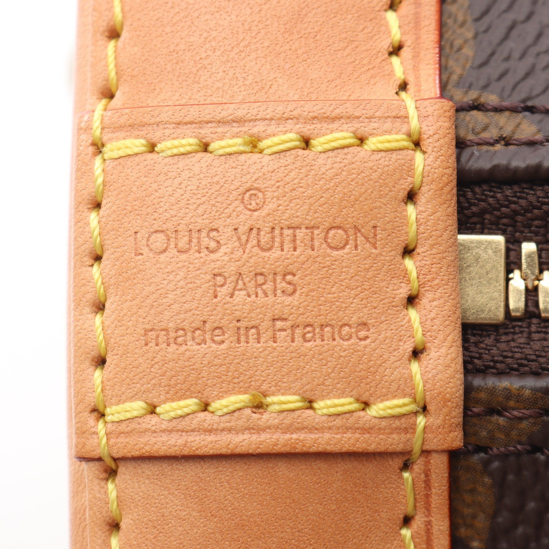 Louis Vuitton Louis Vuitton Alma Bb Monogram Handbag Leather Brown Size ONE SIZE - 4 Thumbnail