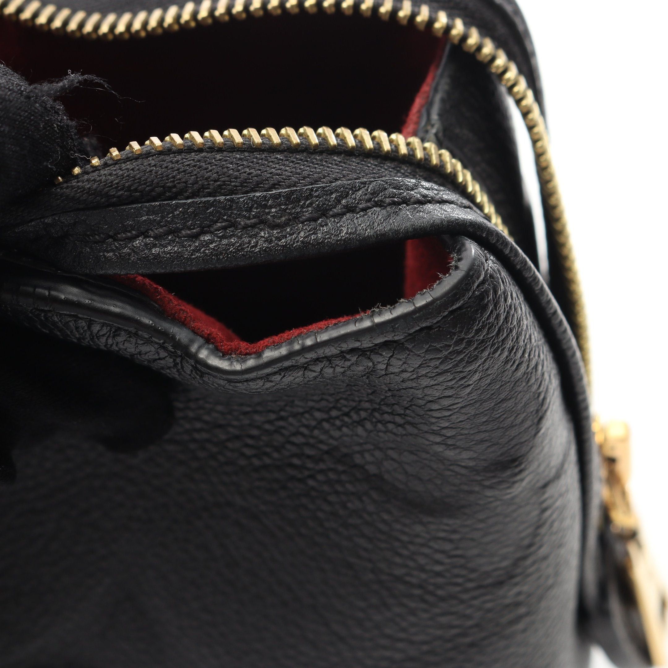 Louis Vuitton Louis Vuitton Petit Pare Pm Monogram Empreinte Handbag Leather Black Size ONE SIZE - 7 Thumbnail