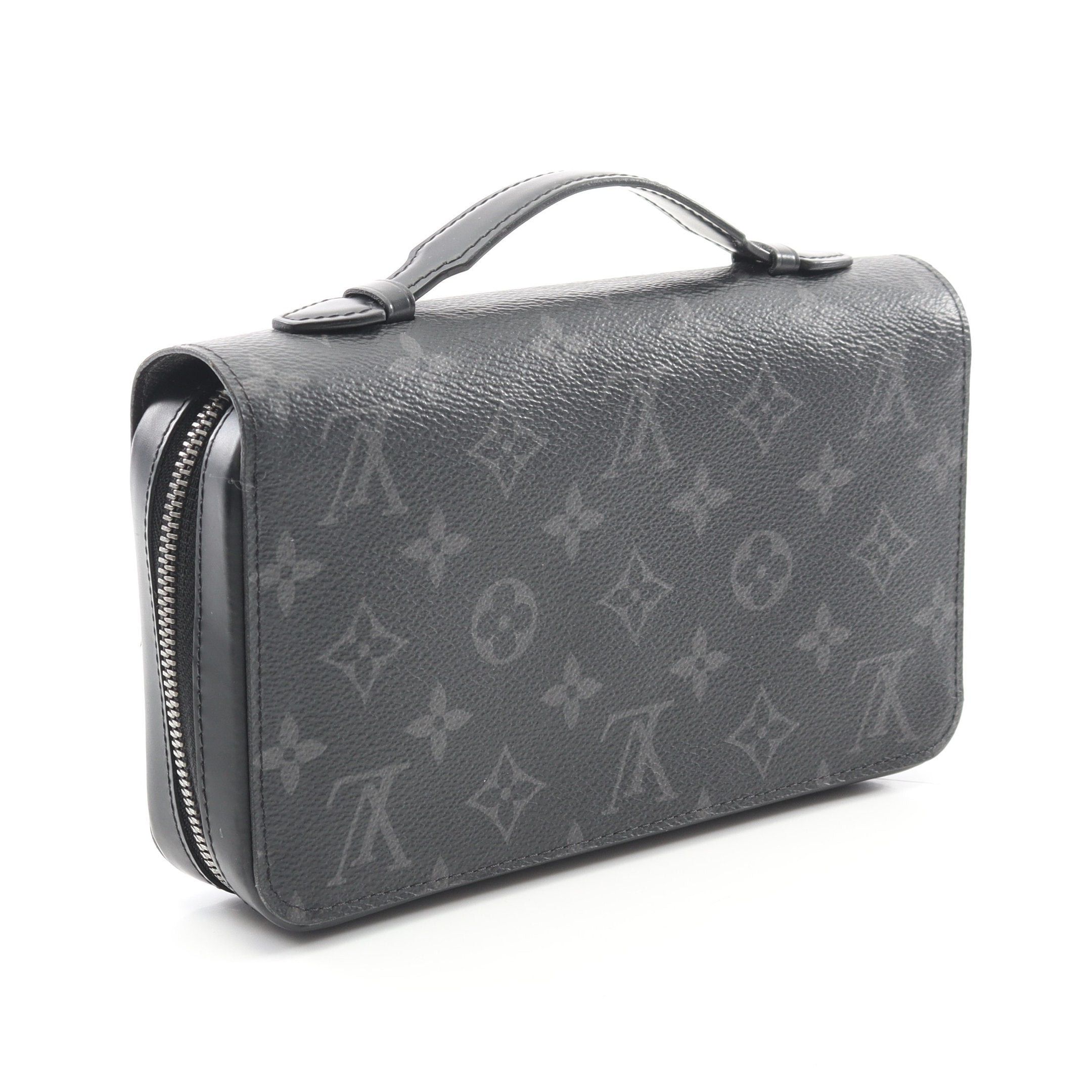 Louis Vuitton Louis Vuitton Zippy Xl Monogram Eclipse Round Zipper Long Wallet Leather Black Size ONE SIZE - 2 Thumbnail