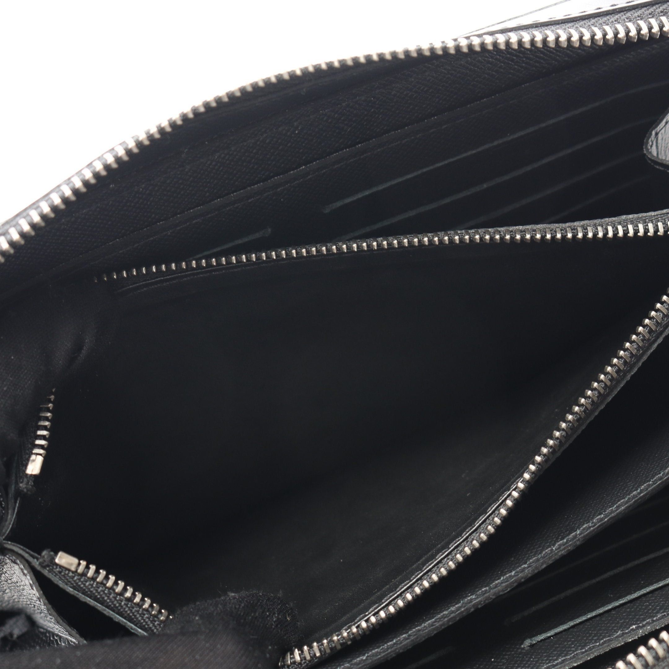 Louis Vuitton Louis Vuitton Zippy Xl Monogram Eclipse Round Zipper Long Wallet Leather Black Size ONE SIZE - 8 Thumbnail