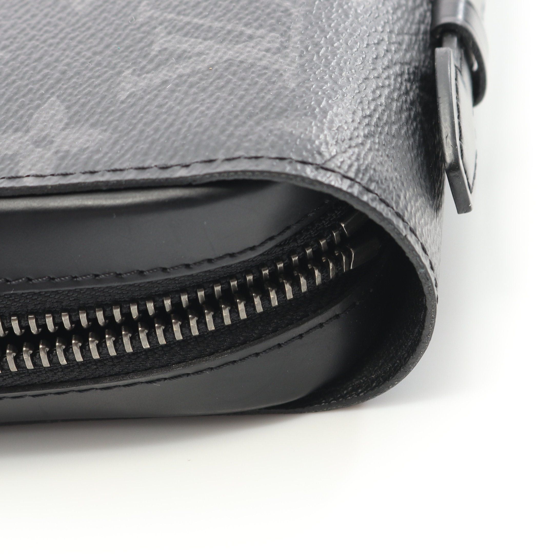 Louis Vuitton Louis Vuitton Zippy Xl Monogram Eclipse Round Zipper Long Wallet Leather Black Size ONE SIZE - 7 Thumbnail