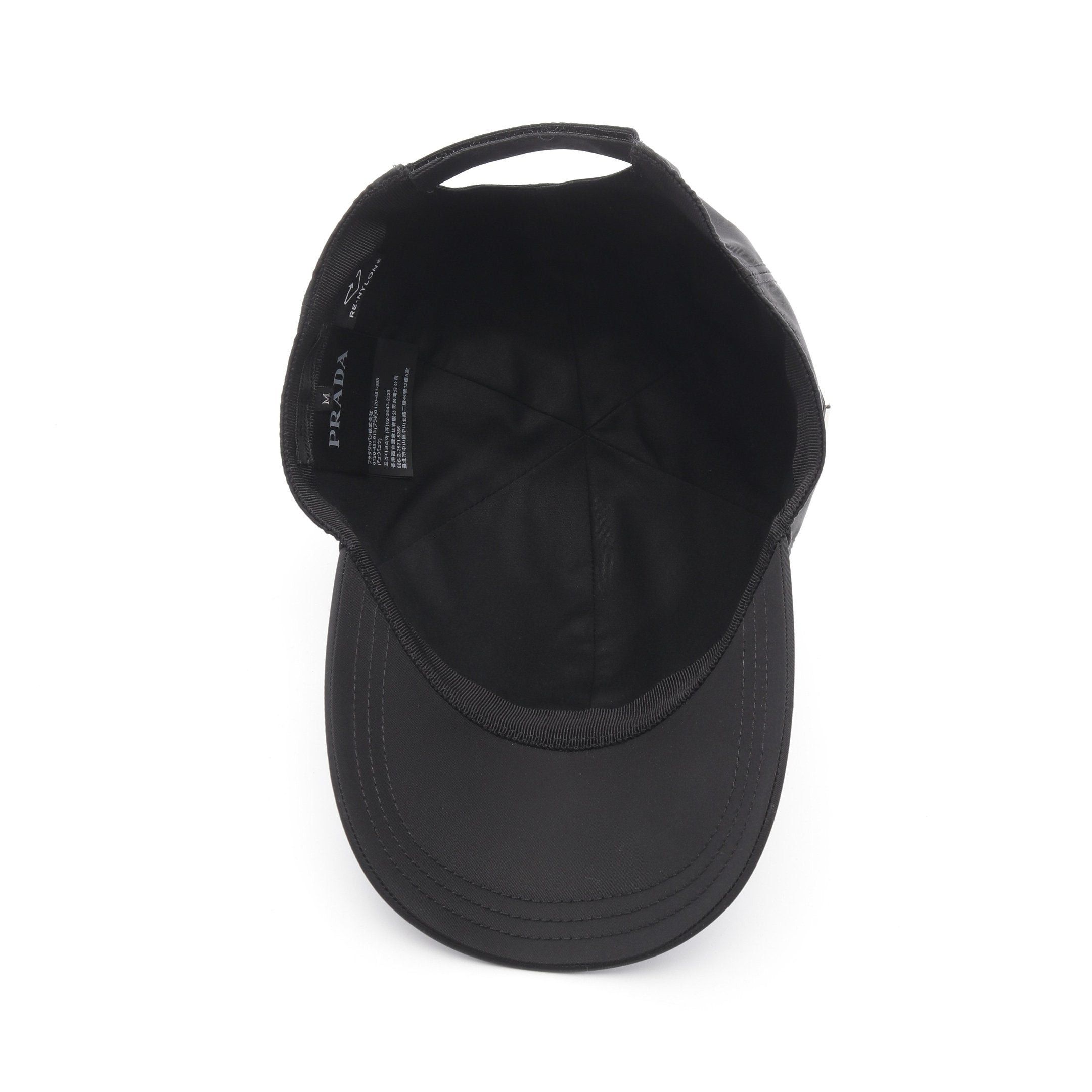 Prada Prada Re Nylon Baseball Cap Black Size ONE SIZE - 3 Thumbnail