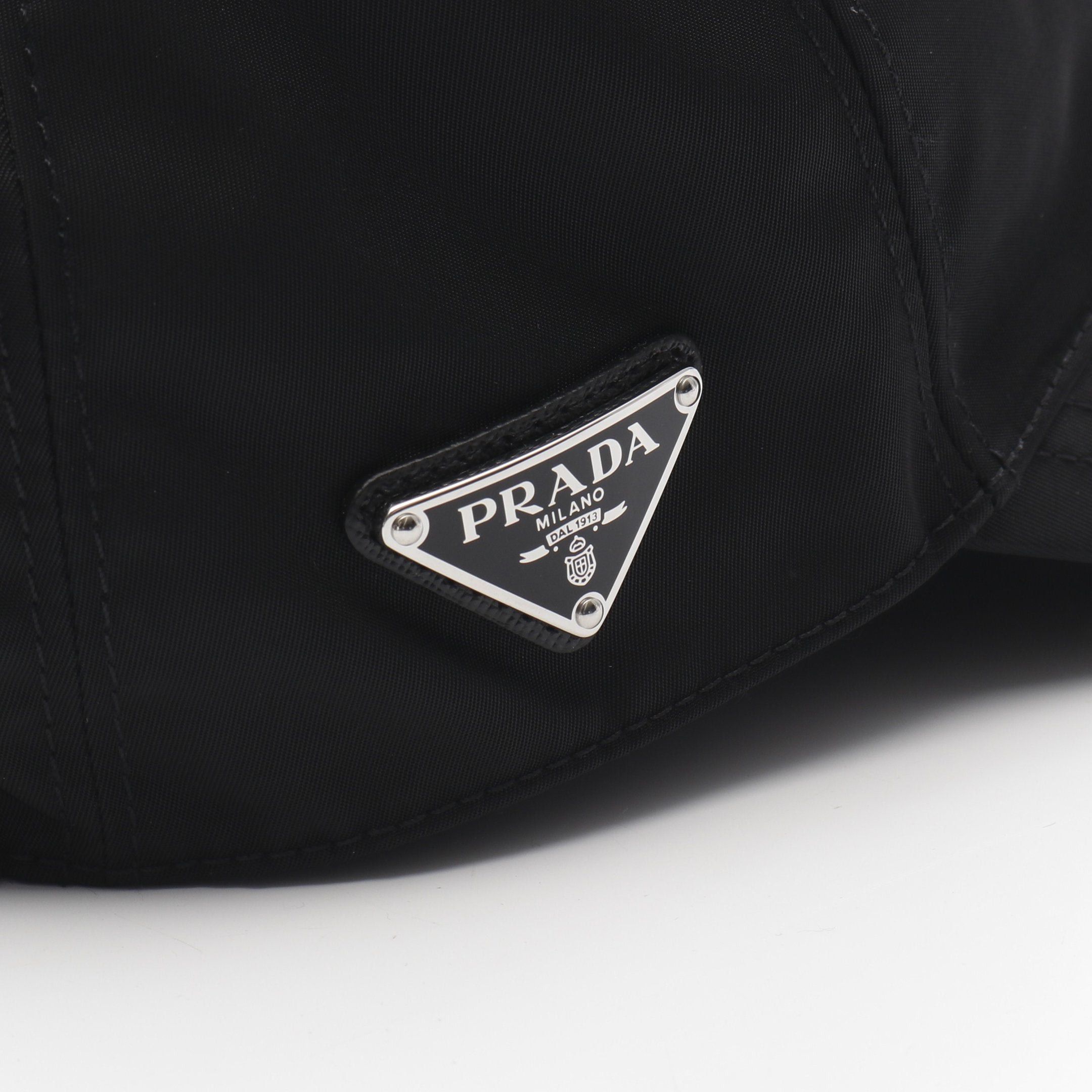 Prada Prada Re Nylon Baseball Cap Black Size ONE SIZE - 7 Thumbnail