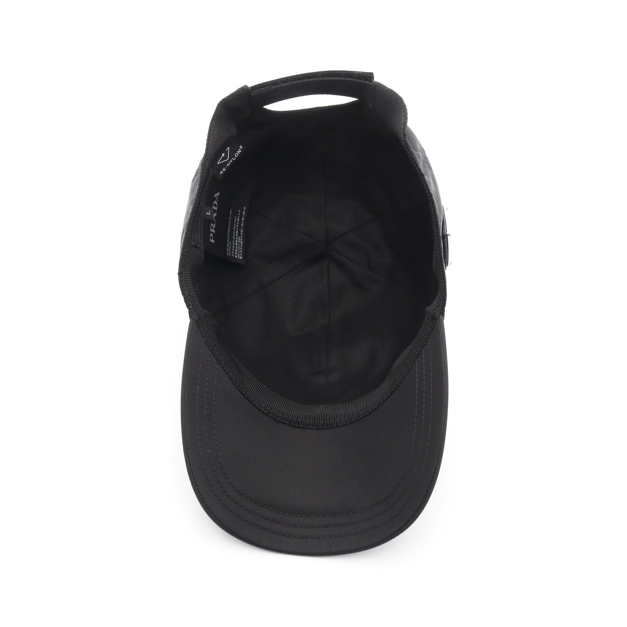Prada Prada Re Nylon Baseball Cap Black Size ONE SIZE - 3 Thumbnail