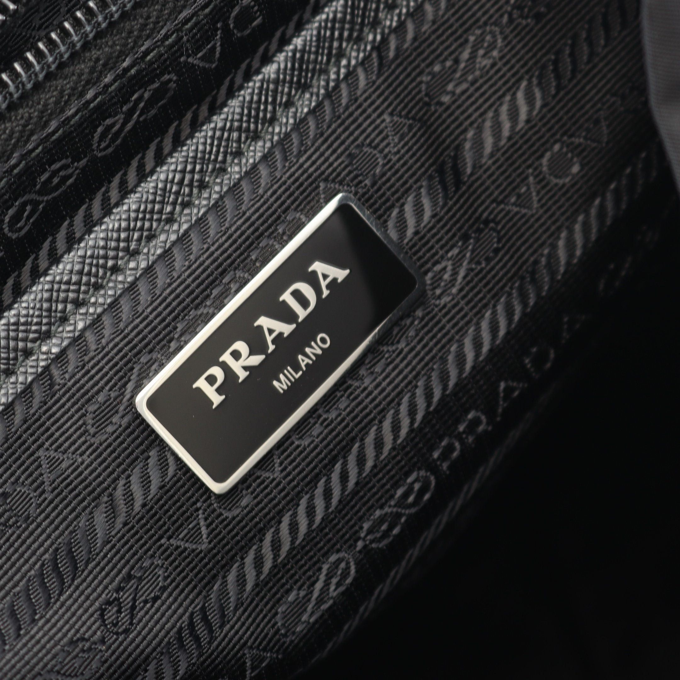 Prada Prada Vela Backpack Rucksack Nylon Saffiano Leather Black Size ONE SIZE - 4 Thumbnail