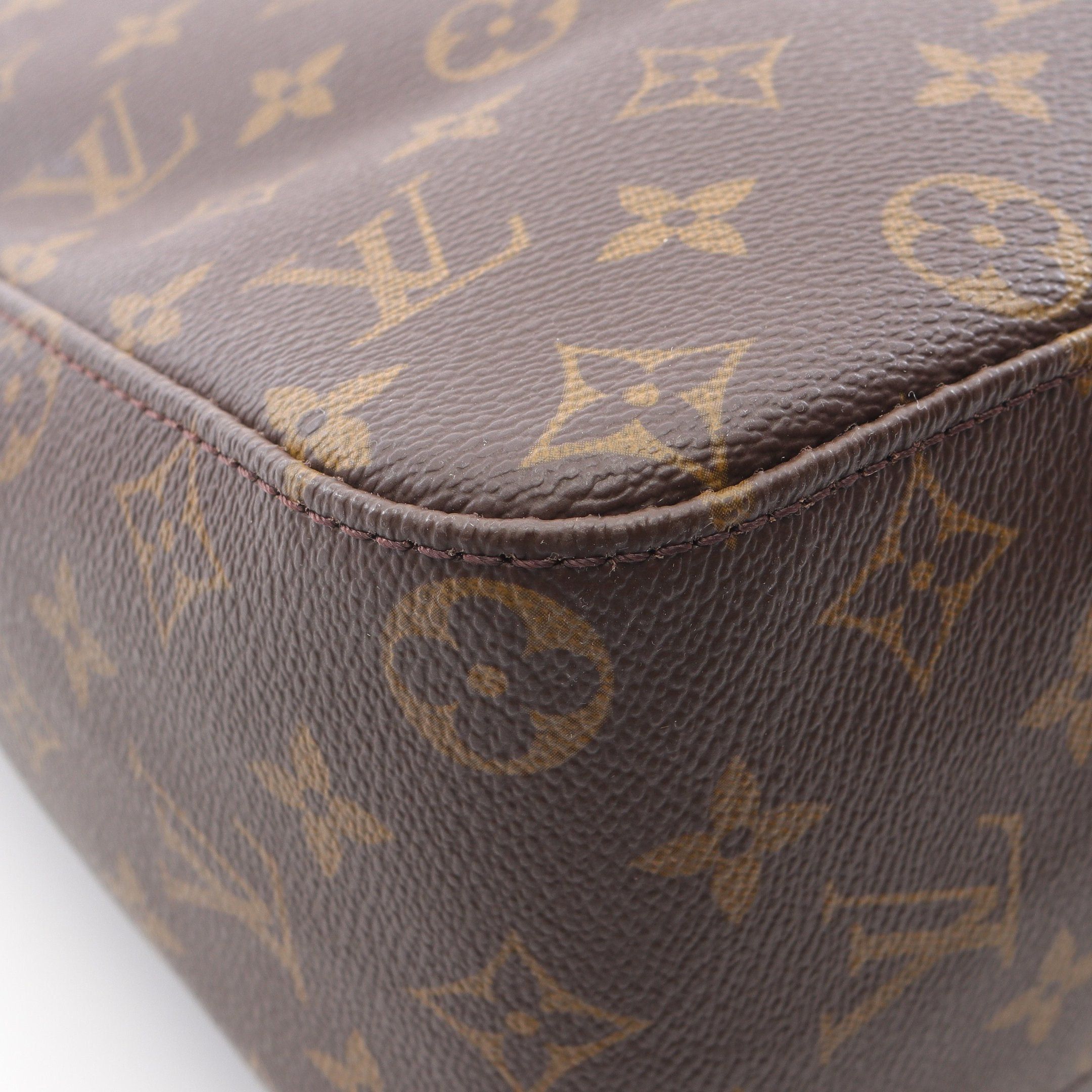 Louis Vuitton Louis Vuitton Looping Gm Monogram Shoulder Bag Leather Brown Size ONE SIZE - 7 Thumbnail
