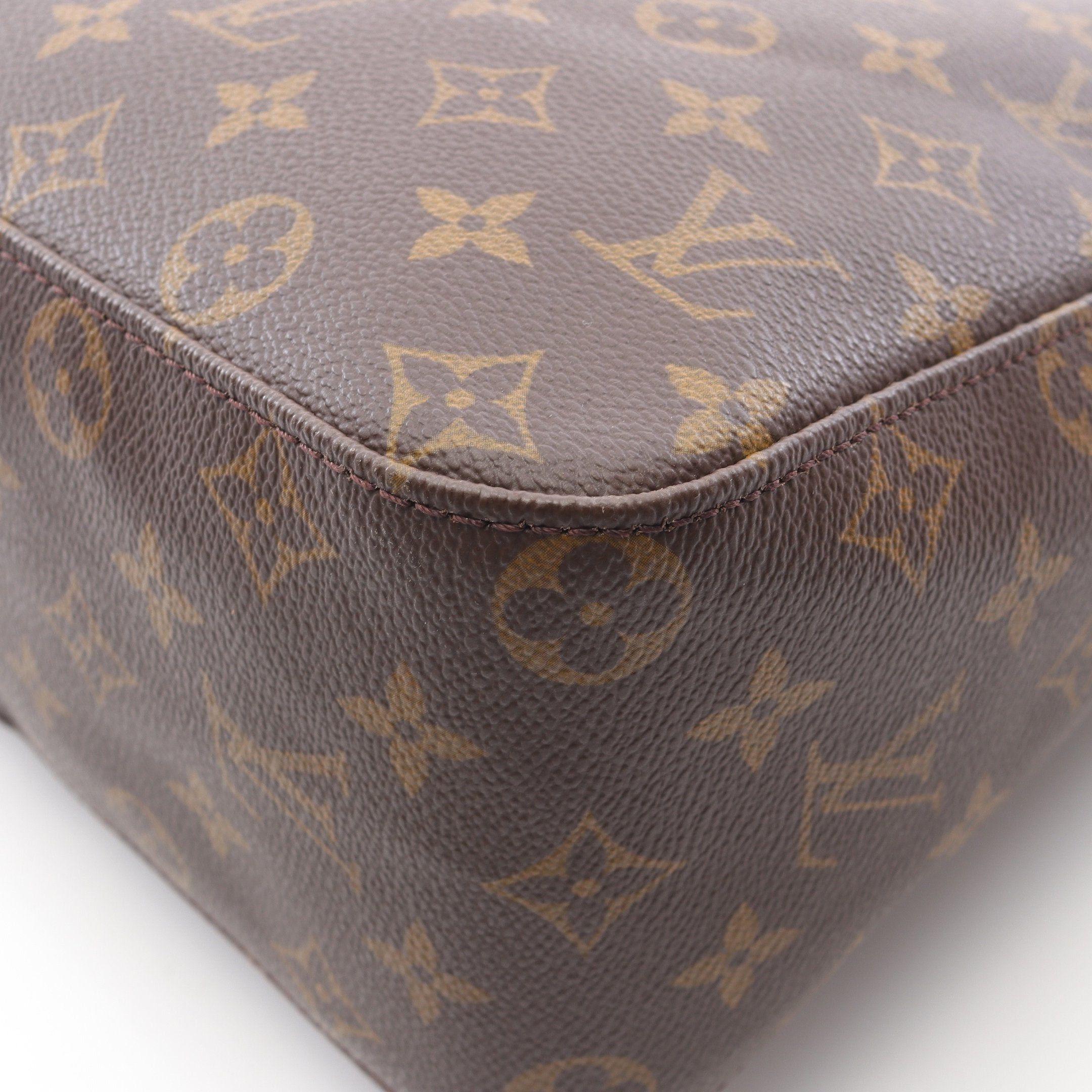 Louis Vuitton Louis Vuitton Looping Gm Monogram Shoulder Bag Leather Brown Size ONE SIZE - 6 Thumbnail