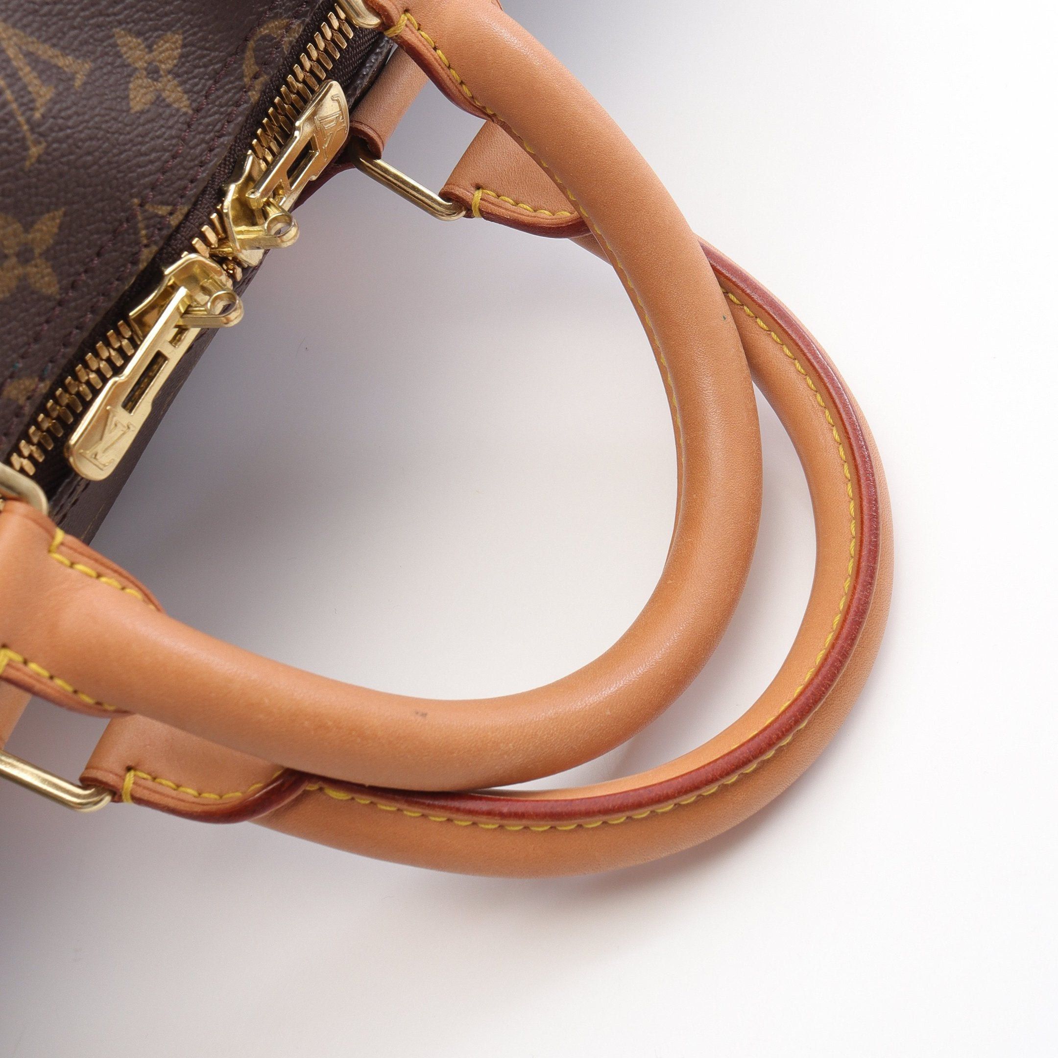 Louis Vuitton Louis Vuitton Keepall 50 Monogram Boston Bag Leather Brown Size ONE SIZE - 7 Thumbnail