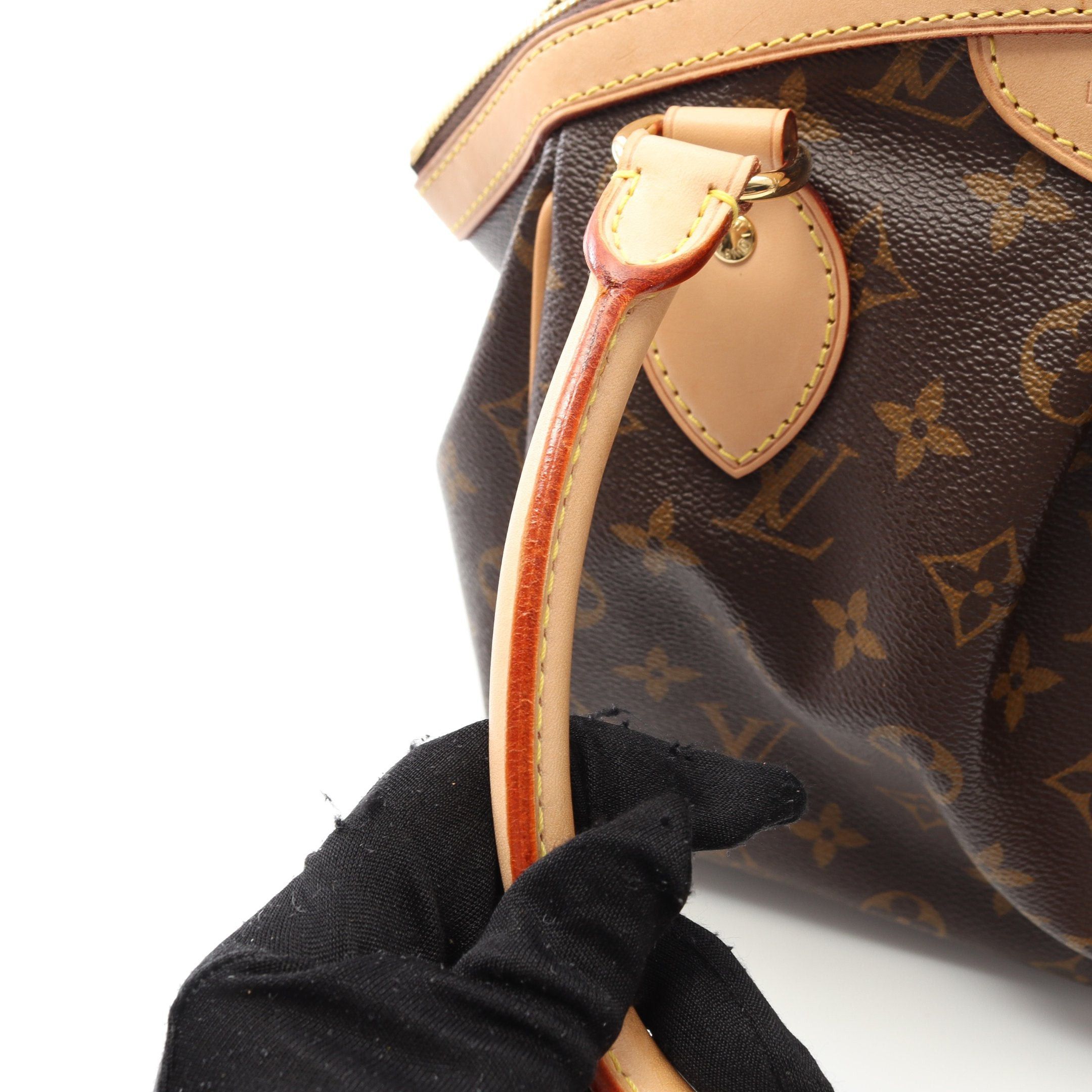 Louis Vuitton Louis Vuitton Tivoli Pm Monogram Handbag Leather Brown Size ONE SIZE - 10 Thumbnail