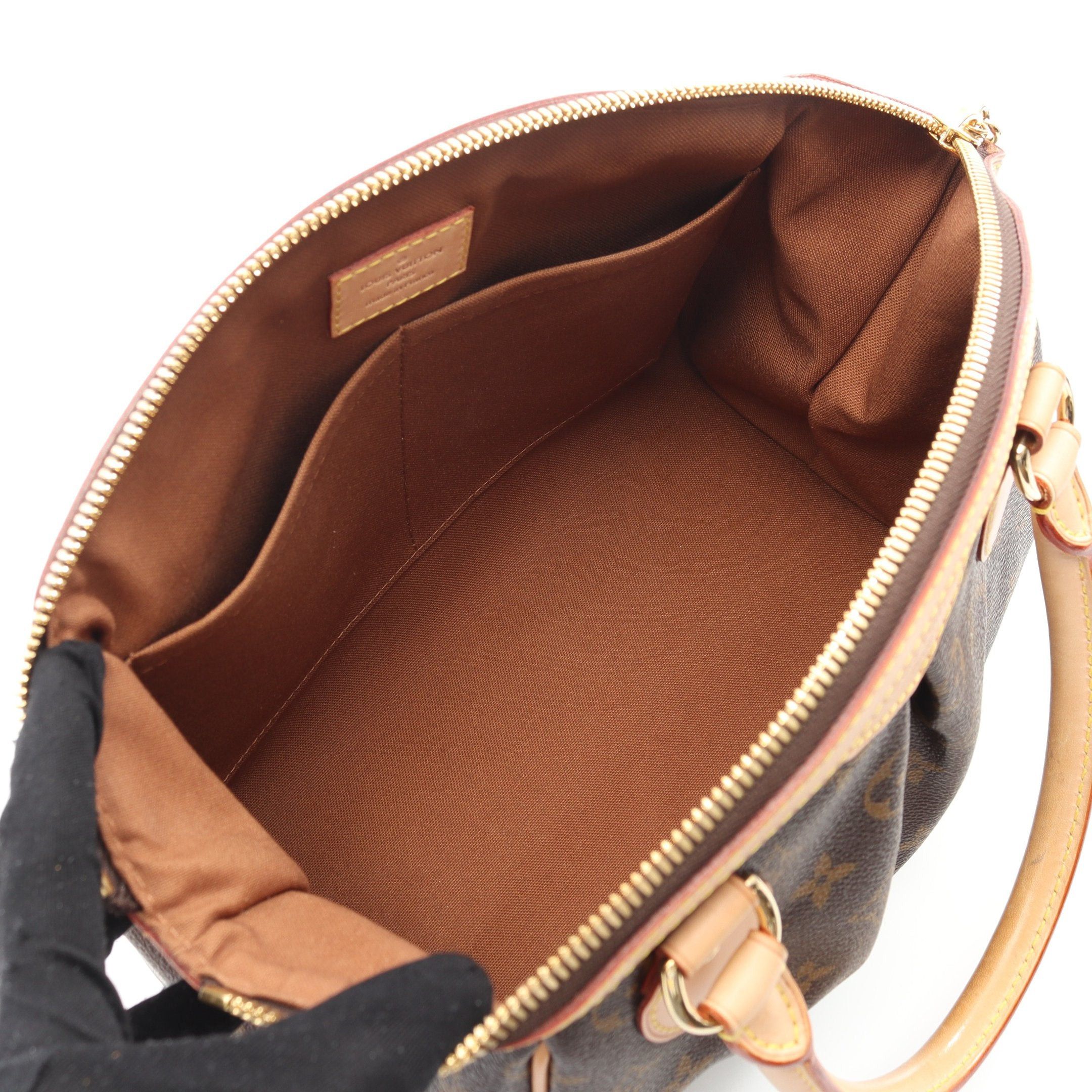 Louis Vuitton Louis Vuitton Tivoli Pm Monogram Handbag Leather Brown Size ONE SIZE - 3 Thumbnail