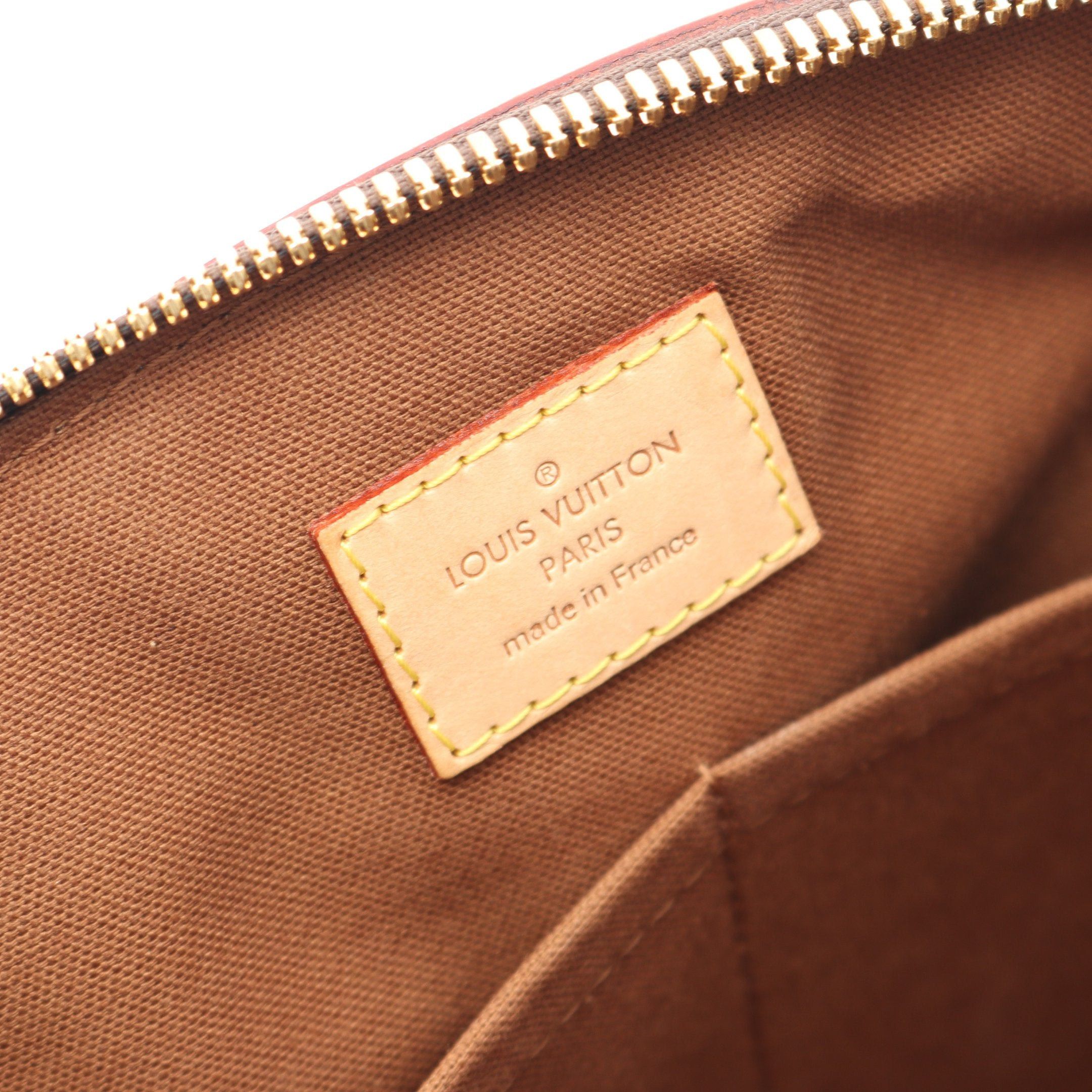 Louis Vuitton Louis Vuitton Tivoli Pm Monogram Handbag Leather Brown Size ONE SIZE - 4 Thumbnail