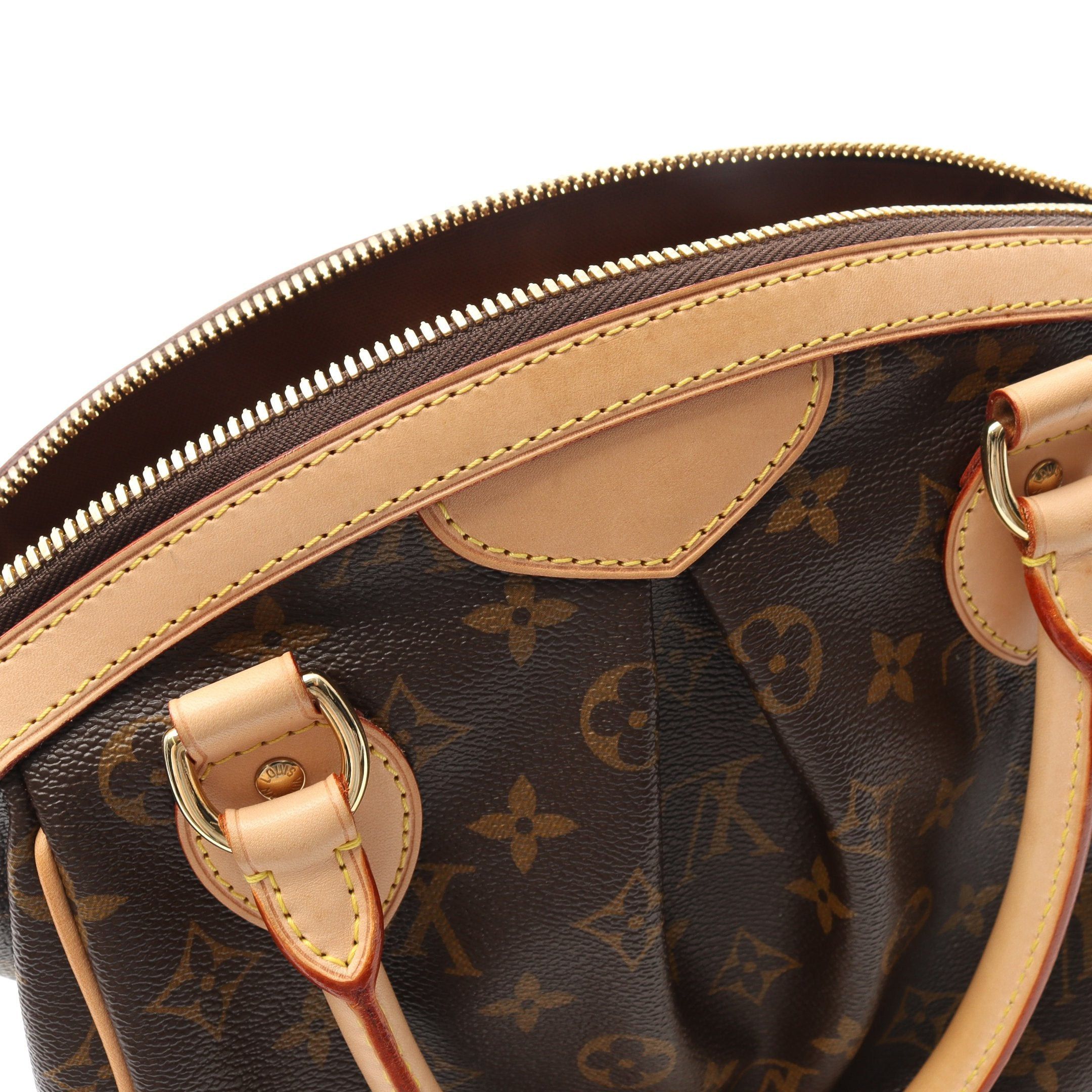 Louis Vuitton Louis Vuitton Tivoli Pm Monogram Handbag Leather Brown Size ONE SIZE - 8 Thumbnail