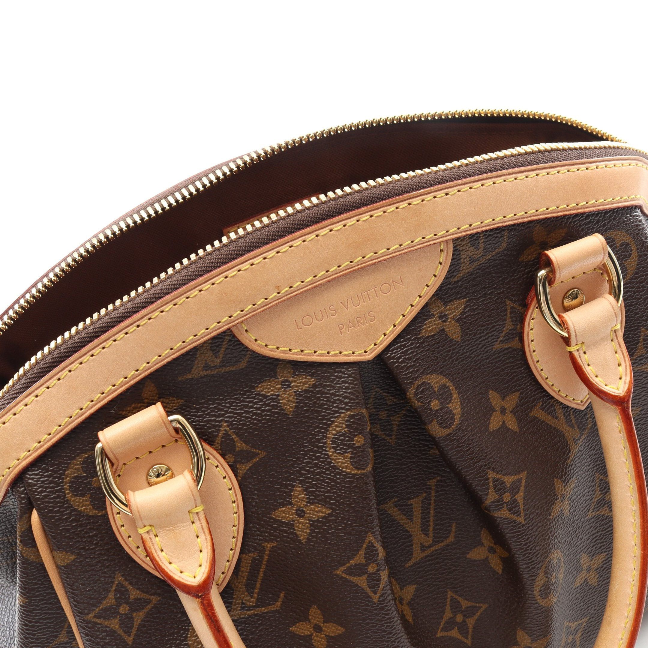 Louis Vuitton Louis Vuitton Tivoli Pm Monogram Handbag Leather Brown Size ONE SIZE - 9 Thumbnail