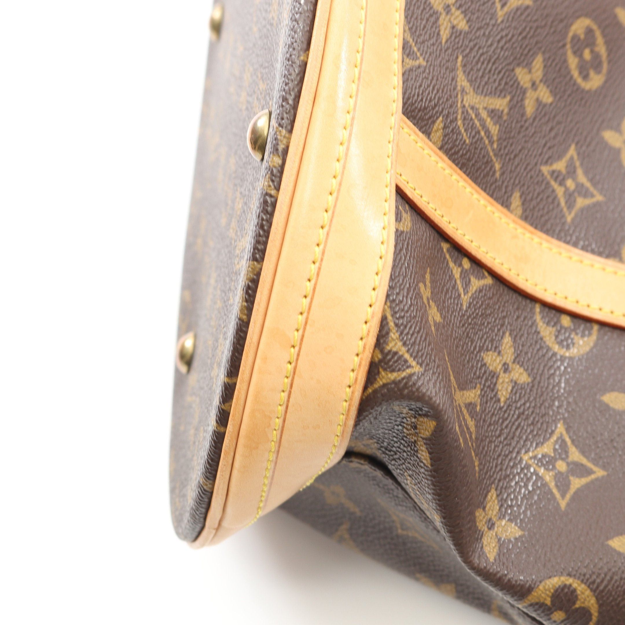 Louis Vuitton Louis Vuitton Bucket Gm Monogram Shoulder Bag Leather Brown Size ONE SIZE - 6 Thumbnail
