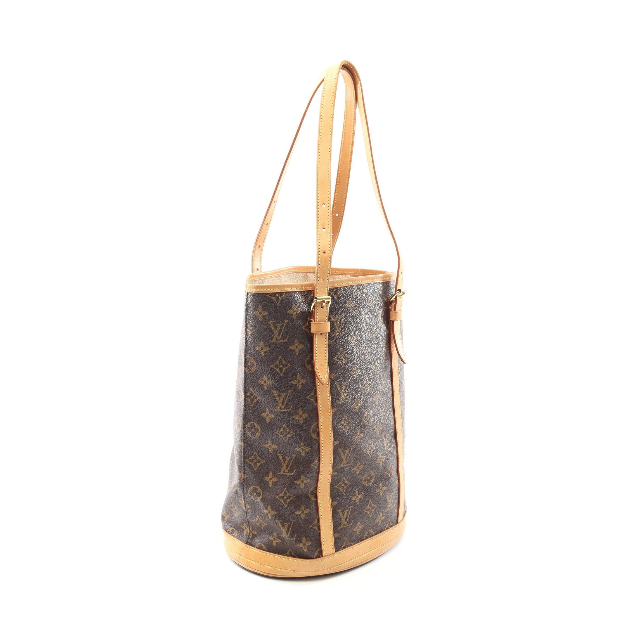 Louis Vuitton Louis Vuitton Bucket Gm Monogram Shoulder Bag Leather Brown Size ONE SIZE - 2 Thumbnail