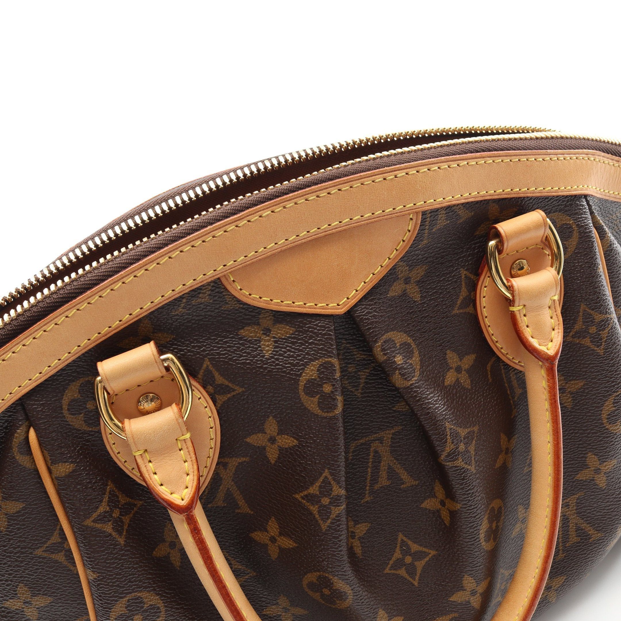 Louis Vuitton Louis Vuitton Tivoli Pm Monogram Handbag Leather Brown Size ONE SIZE - 10 Thumbnail