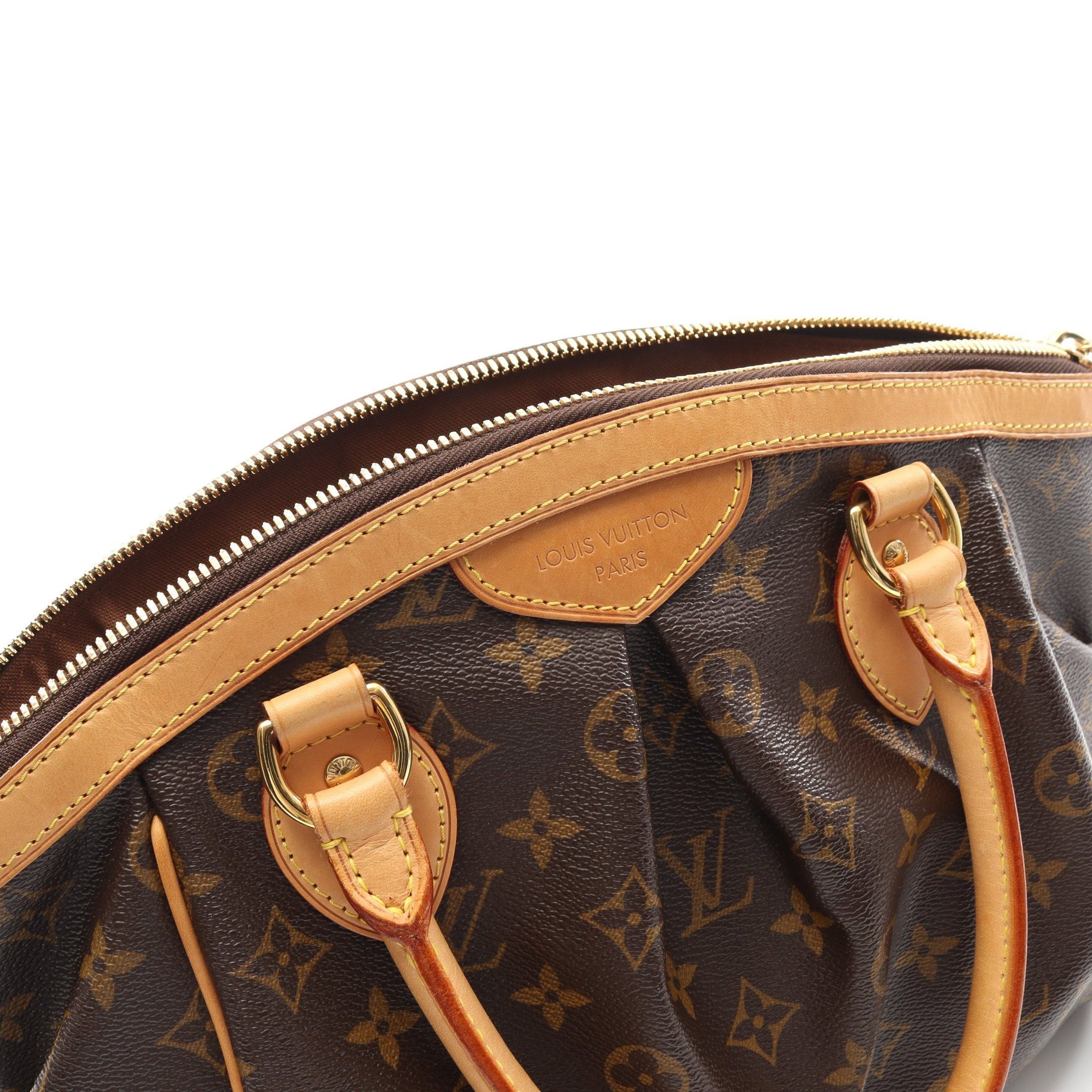 Louis Vuitton Louis Vuitton Tivoli Pm Monogram Handbag Leather Brown Size ONE SIZE - 9 Thumbnail