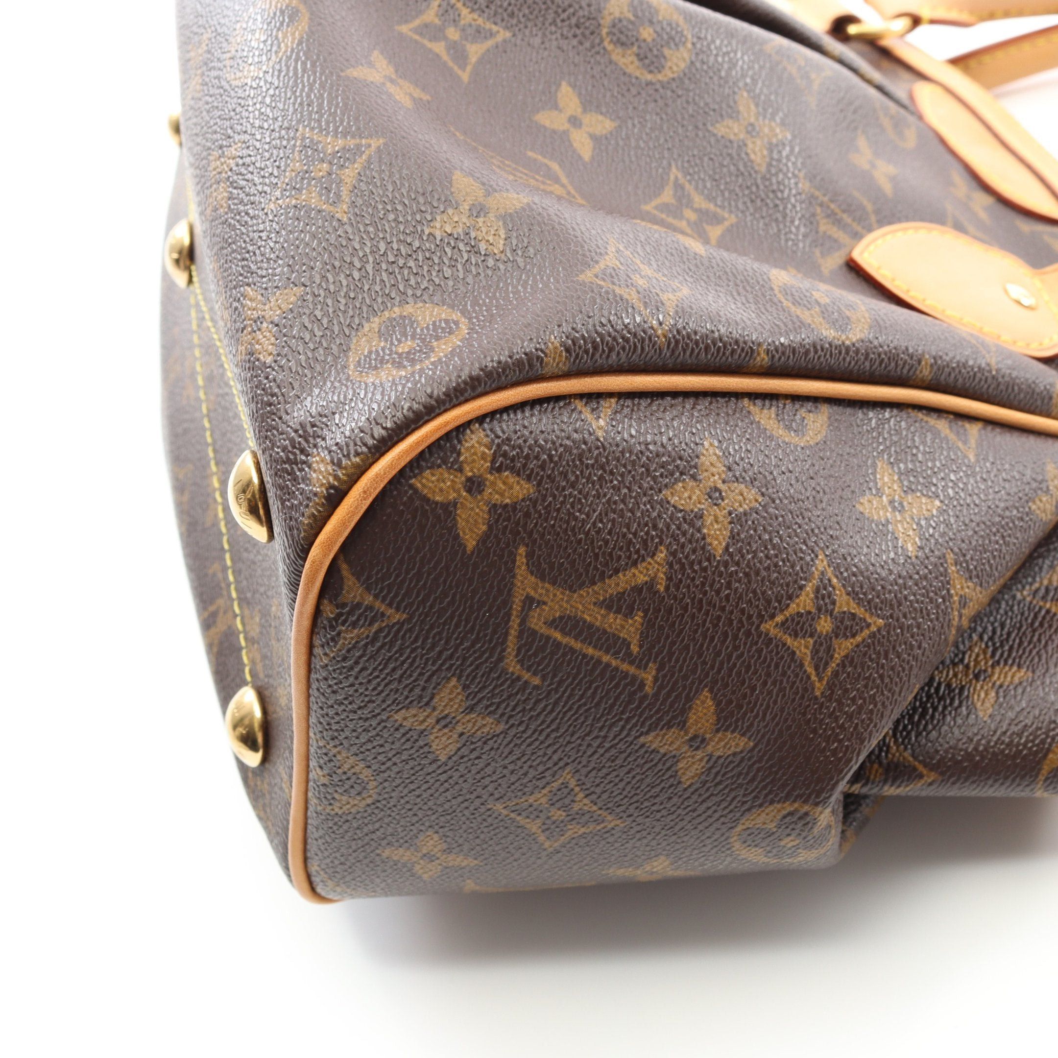 Louis Vuitton Louis Vuitton Tivoli Pm Monogram Handbag Leather Brown Size ONE SIZE - 7 Thumbnail