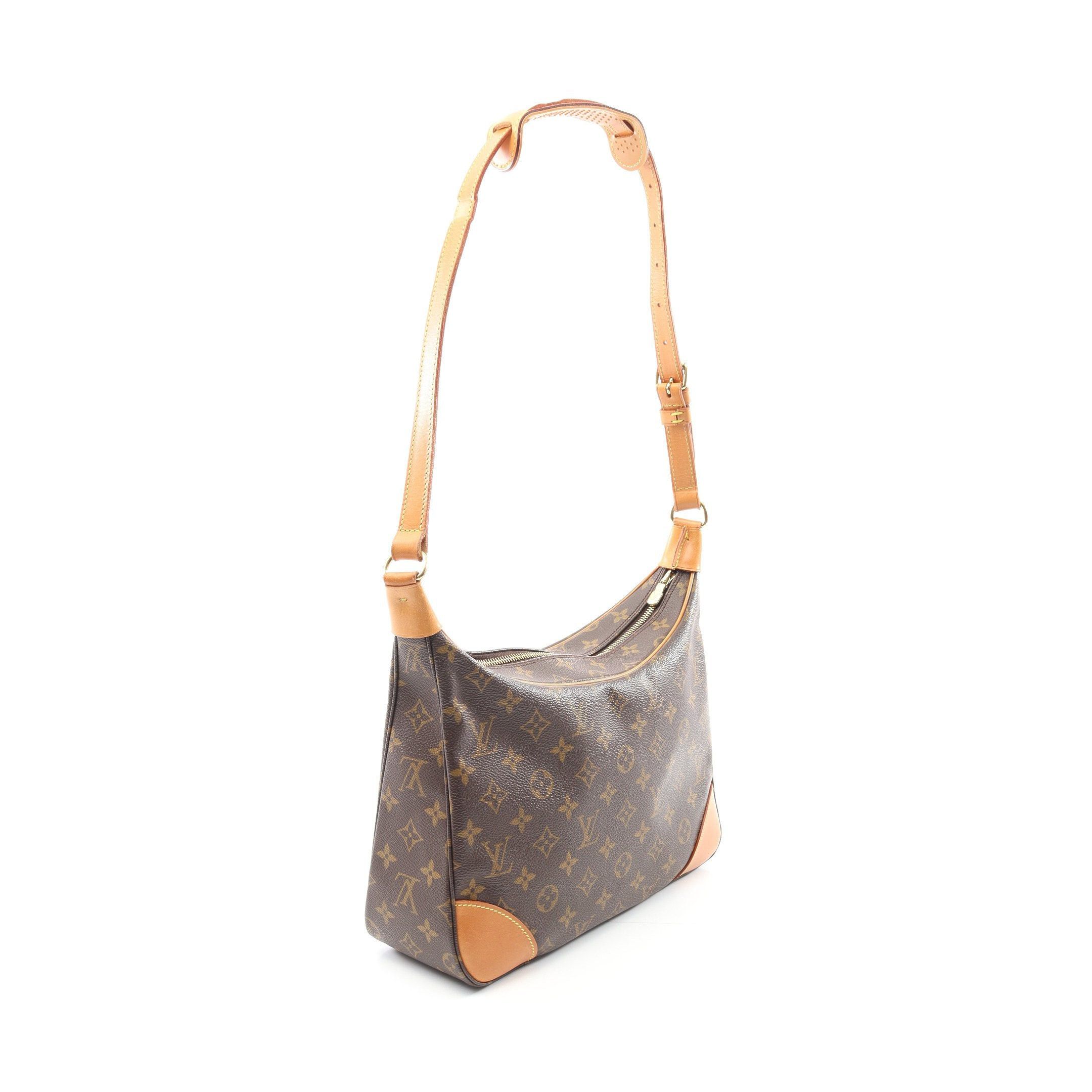 Louis Vuitton Louis Vuitton Boulogne Pm Monogram Shoulder Bag Leather Brown Size ONE SIZE - 2 Thumbnail