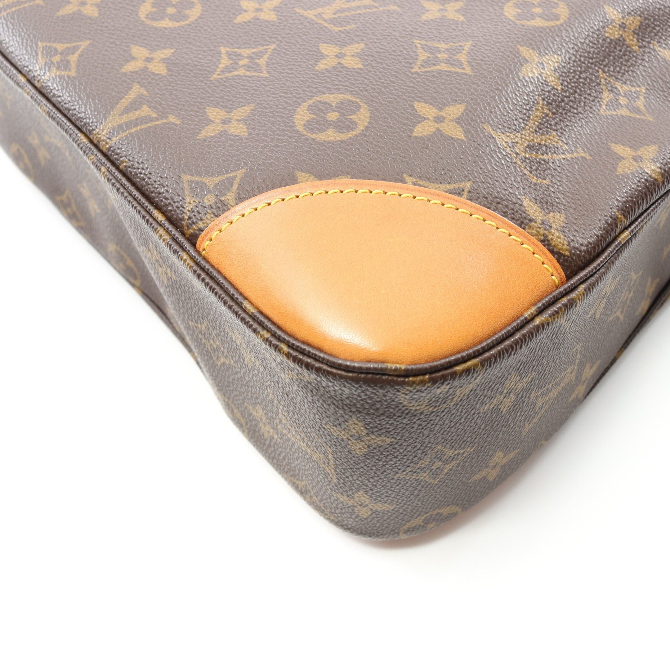 Louis Vuitton Louis Vuitton Boulogne Pm Monogram Shoulder Bag Leather Brown Size ONE SIZE - 6 Thumbnail