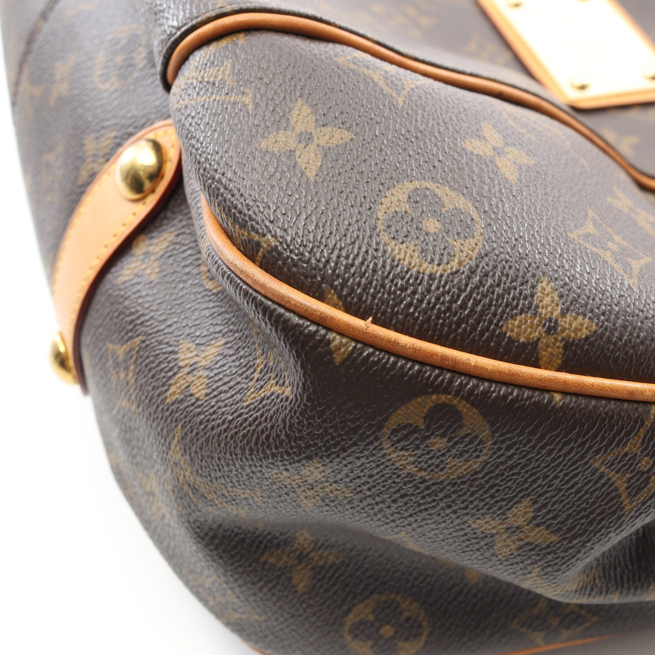 Louis Vuitton Louis Vuitton Galliera Pm Monogram One Shoulder Bag Leather Brown Size ONE SIZE - 8 Thumbnail