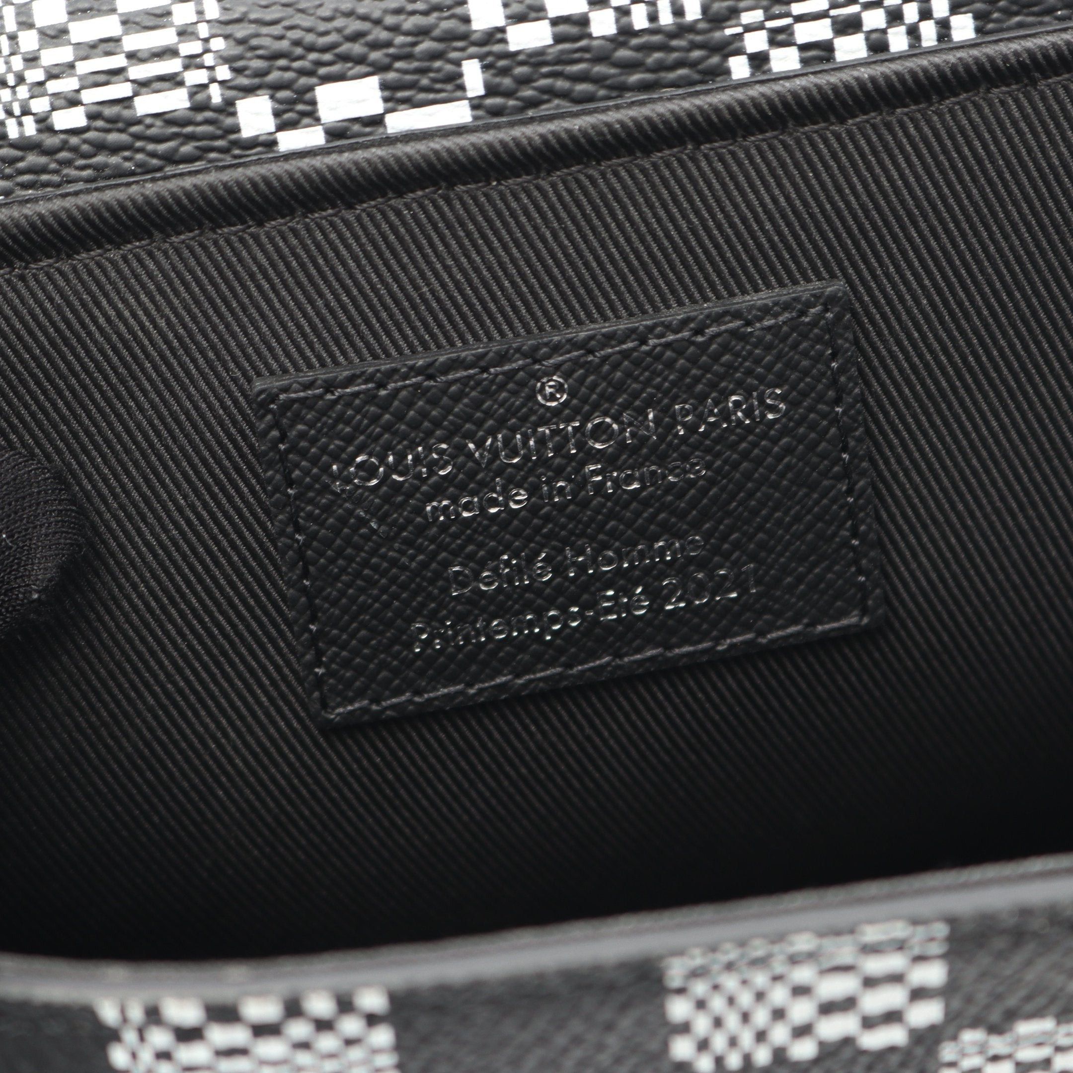 Louis Vuitton Louis Vuitton Steamer Xs Damier Distorted Shoulder Bag Black Size ONE SIZE - 4 Thumbnail