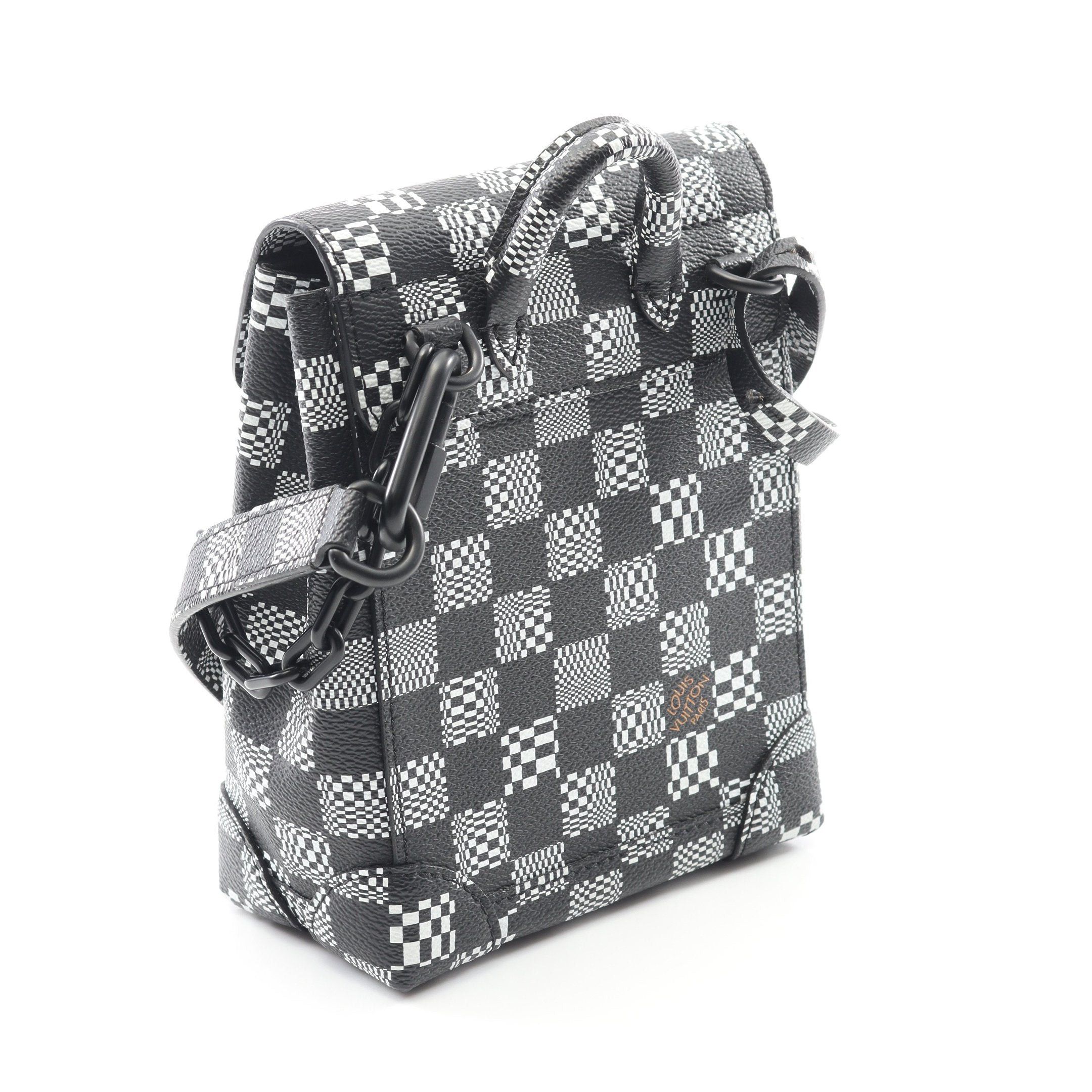Louis Vuitton Louis Vuitton Steamer Xs Damier Distorted Shoulder Bag Black Size ONE SIZE - 2 Thumbnail