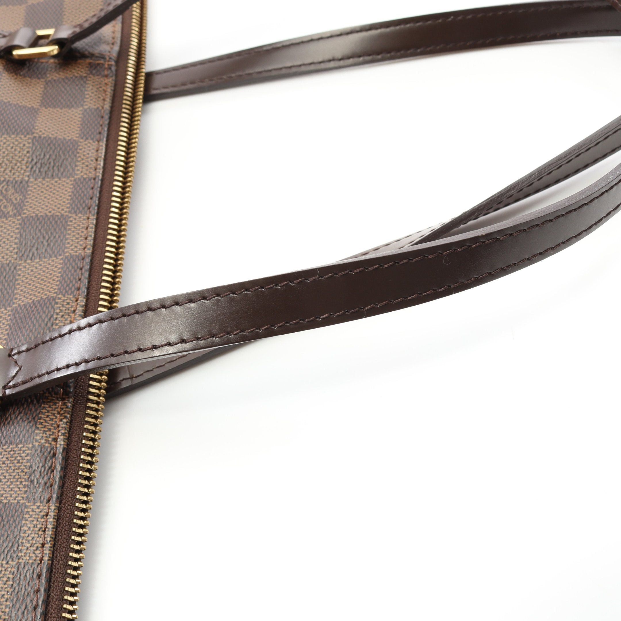Louis Vuitton Louis Vuitton Totally Pm Damier Ebene Shoulder Bag Tote Leather Brown Size ONE SIZE - 8 Thumbnail