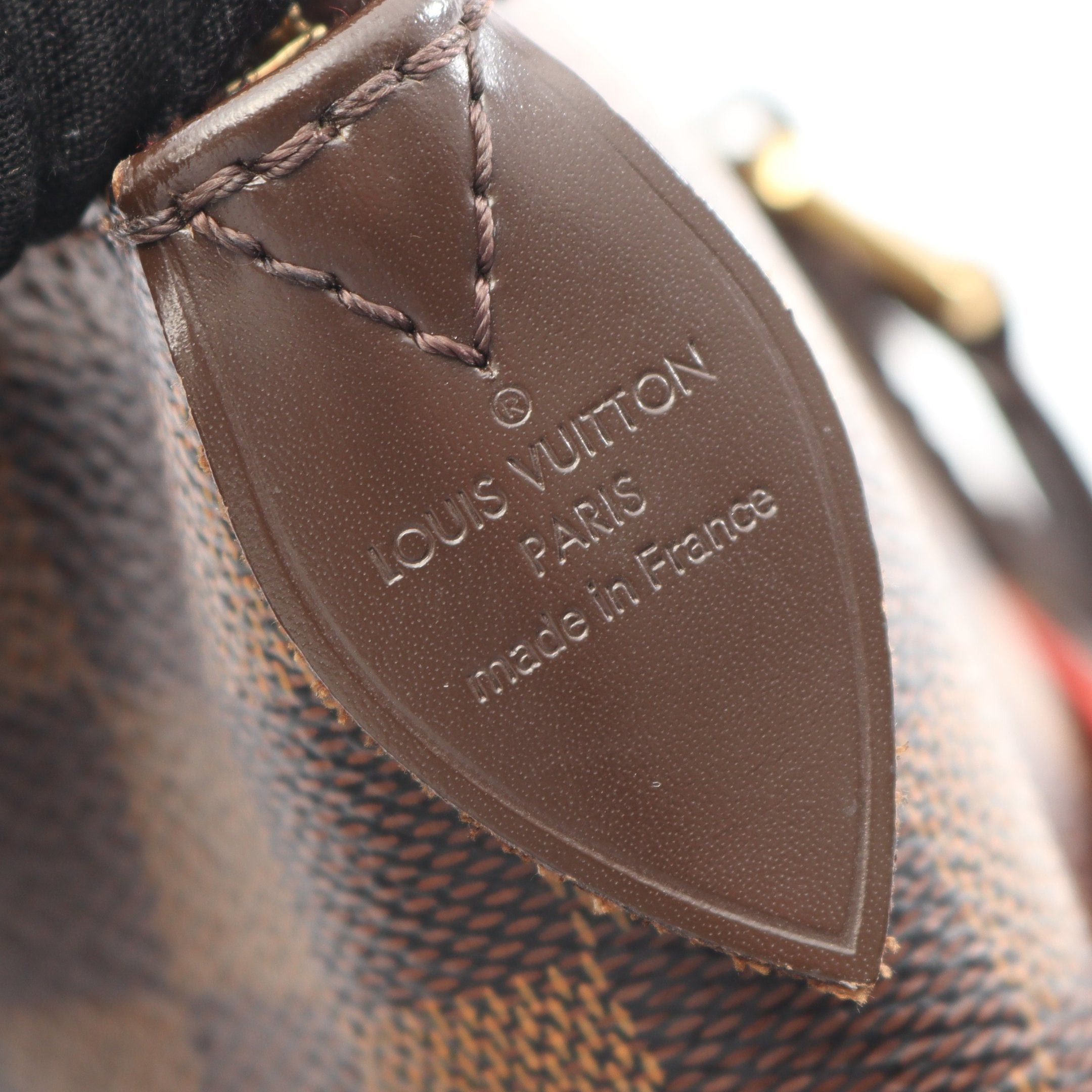 Louis Vuitton Louis Vuitton Totally Pm Damier Ebene Shoulder Bag Tote Leather Brown Size ONE SIZE - 4 Thumbnail