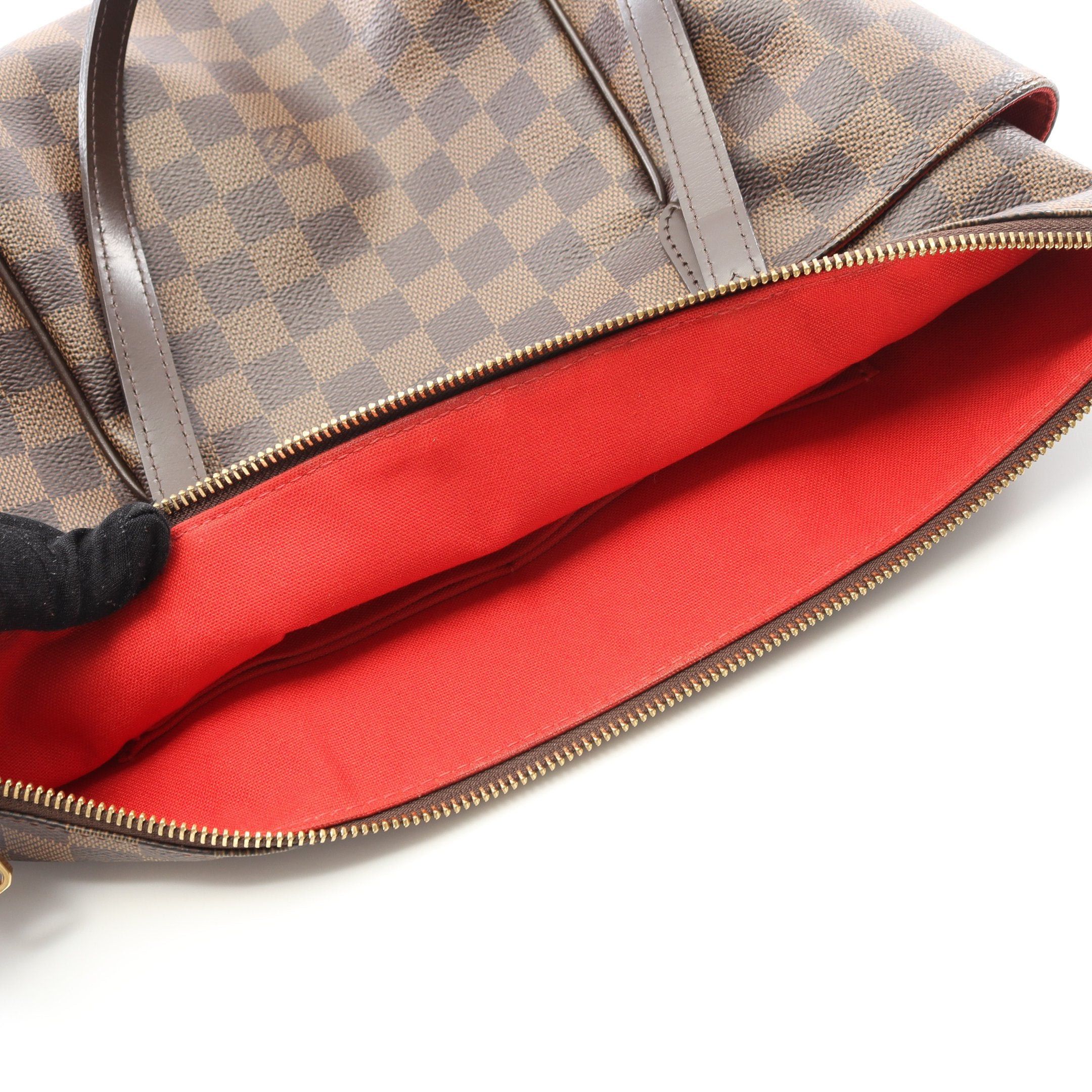 Louis Vuitton Louis Vuitton Totally Pm Damier Ebene Shoulder Bag Tote Leather Brown Size ONE SIZE - 6 Thumbnail