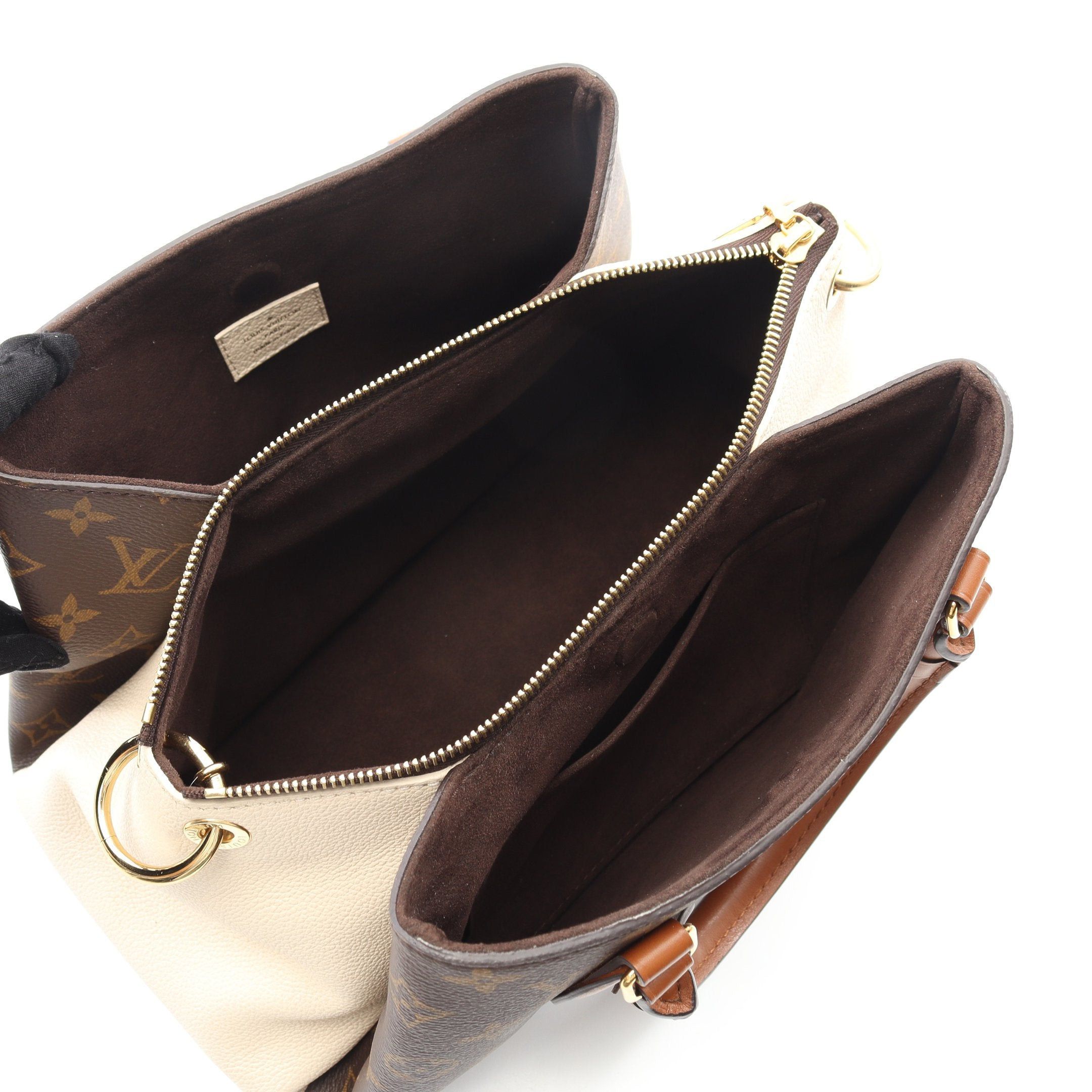 Louis Vuitton Louis Vuitton Vendome Bb Monogram Handbag Leather Brown Off White Size ONE SIZE - 3 Thumbnail
