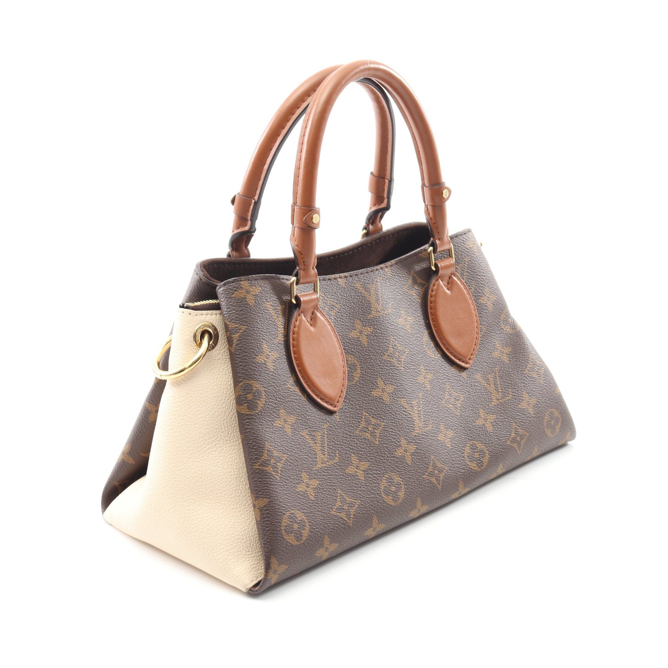 Louis Vuitton Louis Vuitton Vendome Bb Monogram Handbag Leather Brown Off White Size ONE SIZE - 2 Thumbnail