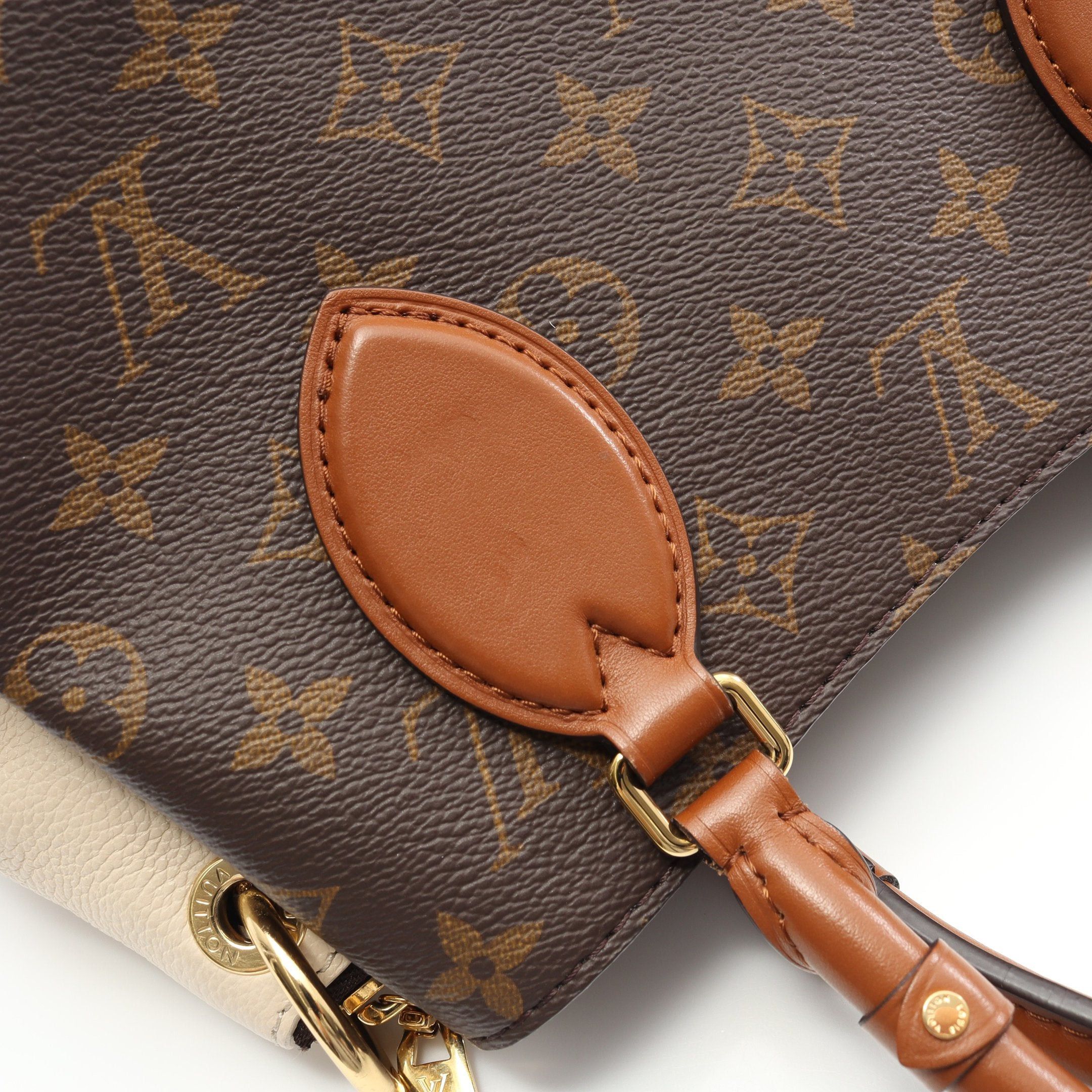 Louis Vuitton Louis Vuitton Vendome Bb Monogram Handbag Leather Brown Off White Size ONE SIZE - 7 Thumbnail