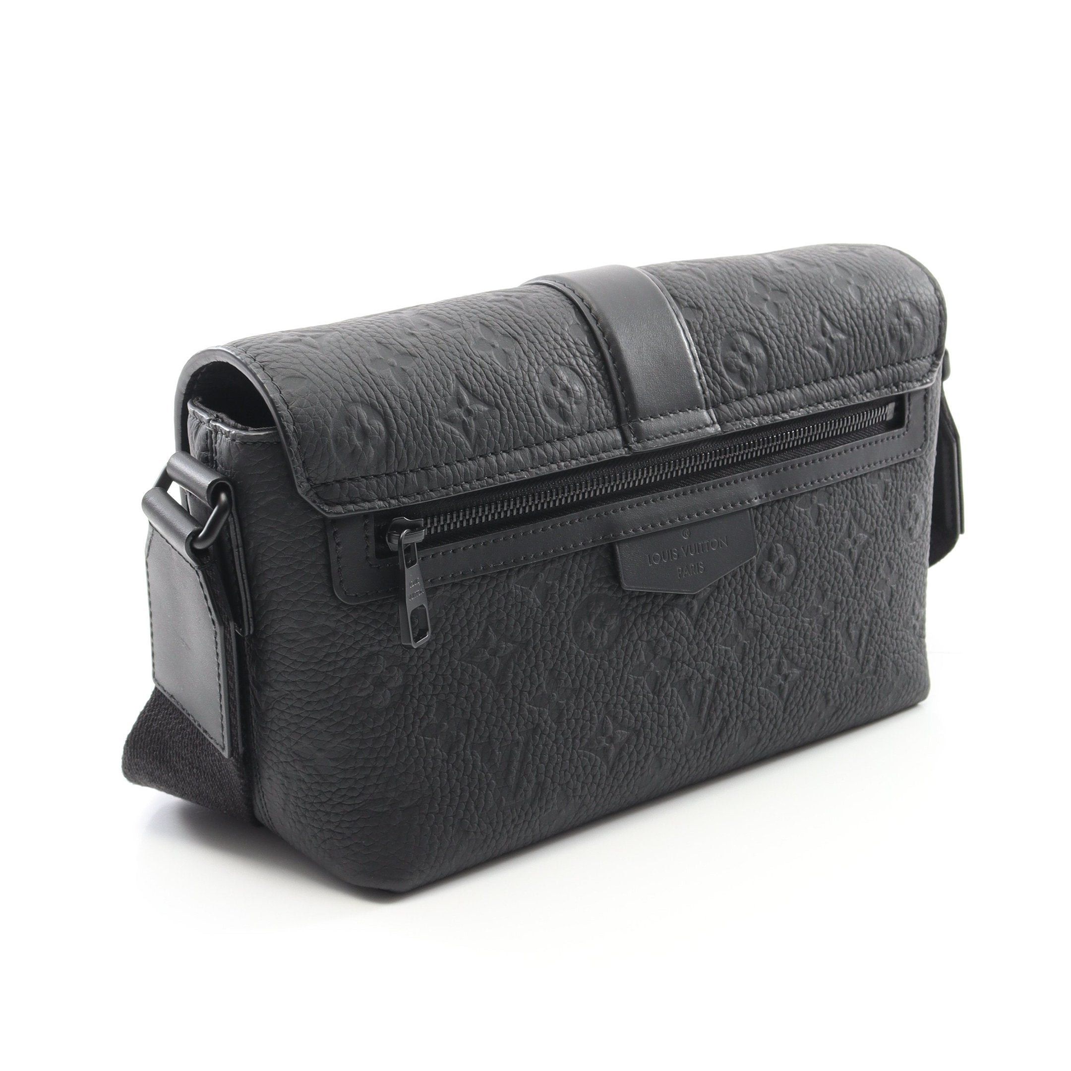Louis Vuitton Louis Vuitton S-Cape Messenger Monogram Taurillon Shoulder Bag Leather Black Size ONE SIZE - 2 Thumbnail