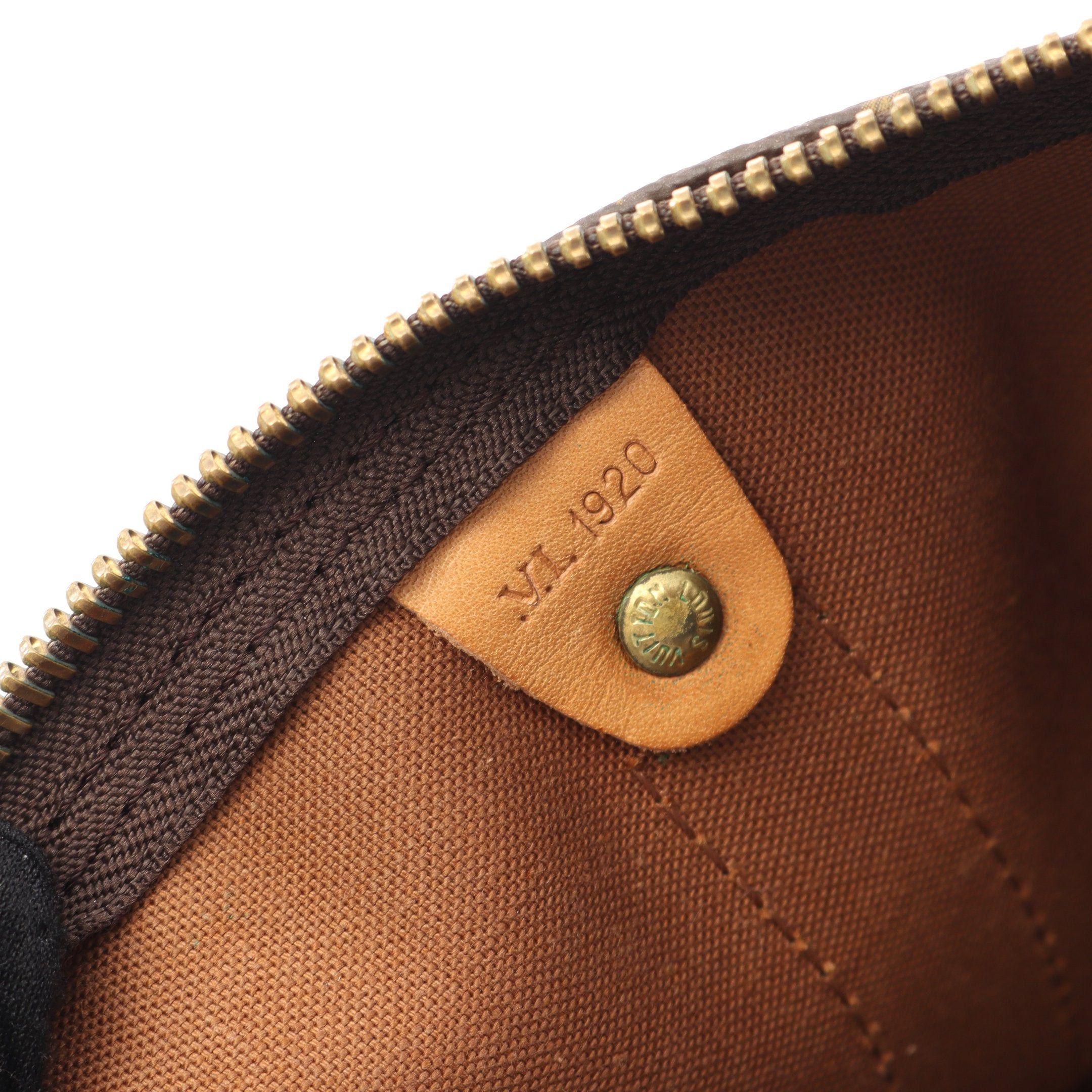 Louis Vuitton Louis Vuitton Keepall 45 Monogram Boston Bag Leather Brown Size ONE SIZE - 5 Thumbnail