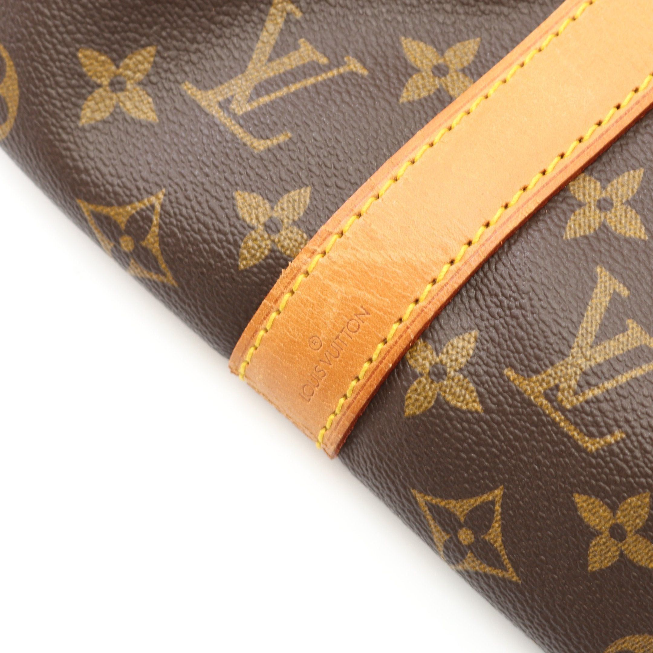 Louis Vuitton Louis Vuitton Keepall 45 Monogram Boston Bag Leather Brown Size ONE SIZE - 4 Thumbnail