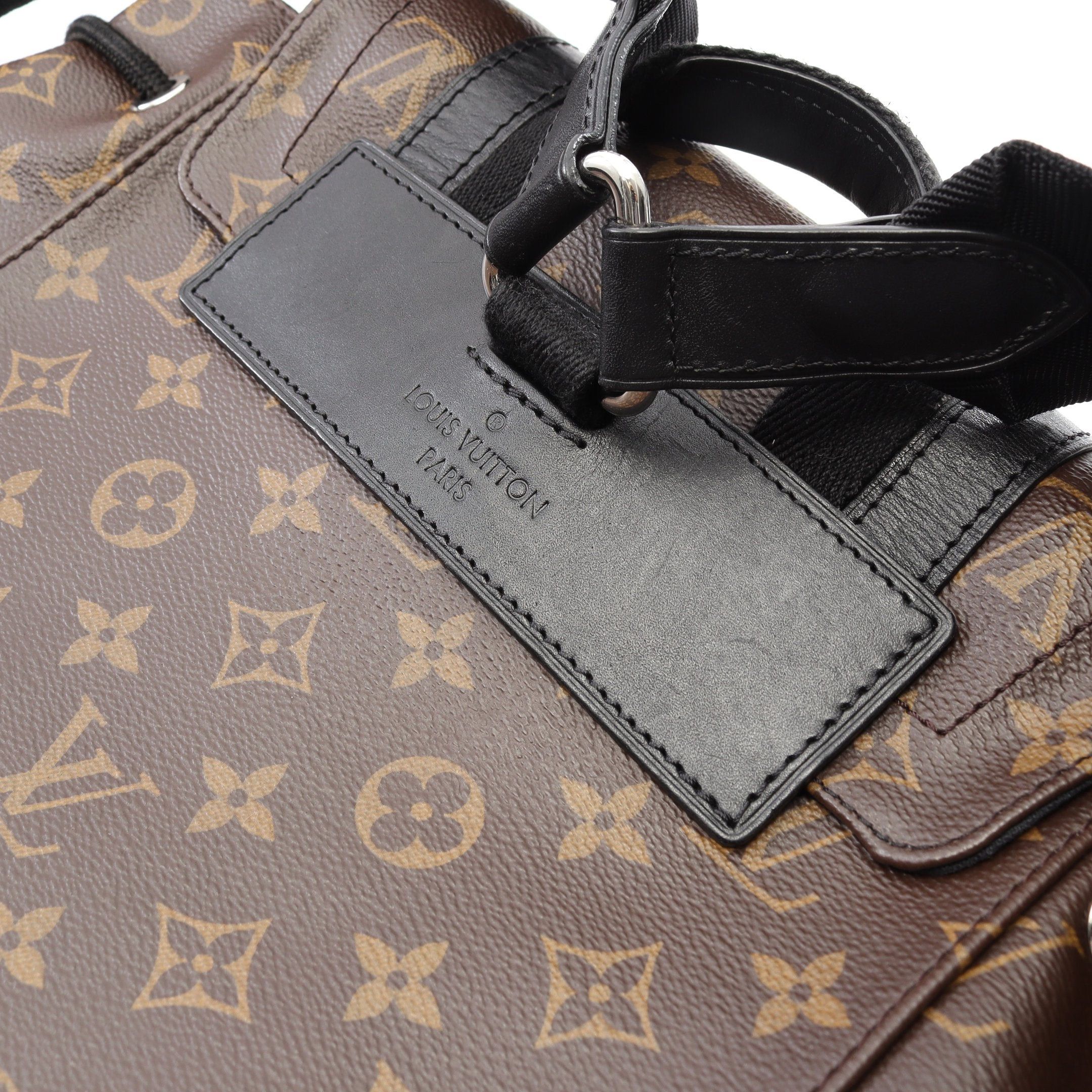 Louis Vuitton Louis Vuitton Christopher Mm Monogram Macassar Backpack Rucksack Leather Brown Black Size ONE SIZE - 9 Thumbnail