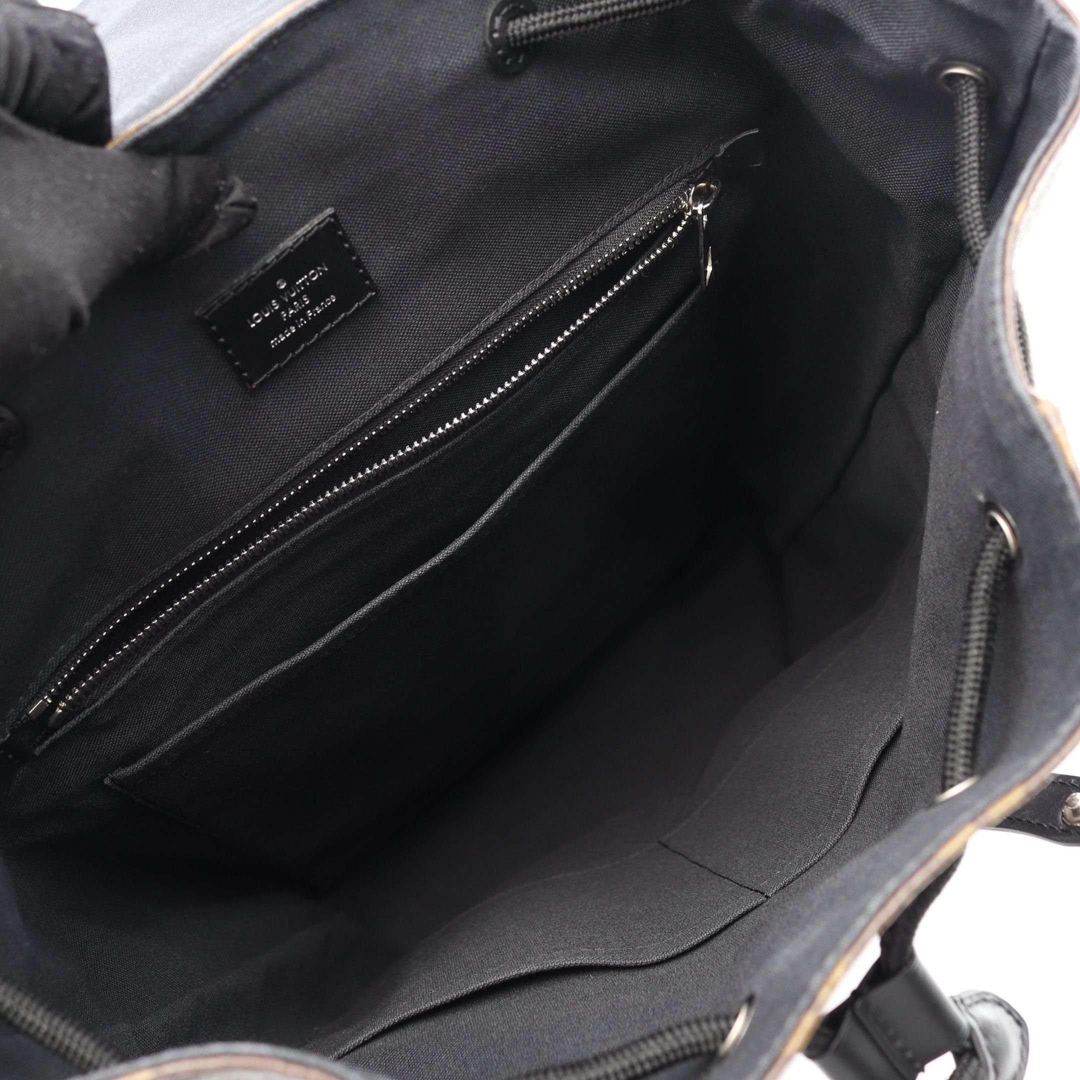 Louis Vuitton Louis Vuitton Christopher Mm Monogram Macassar Backpack Rucksack Leather Brown Black Size ONE SIZE - 3 Thumbnail