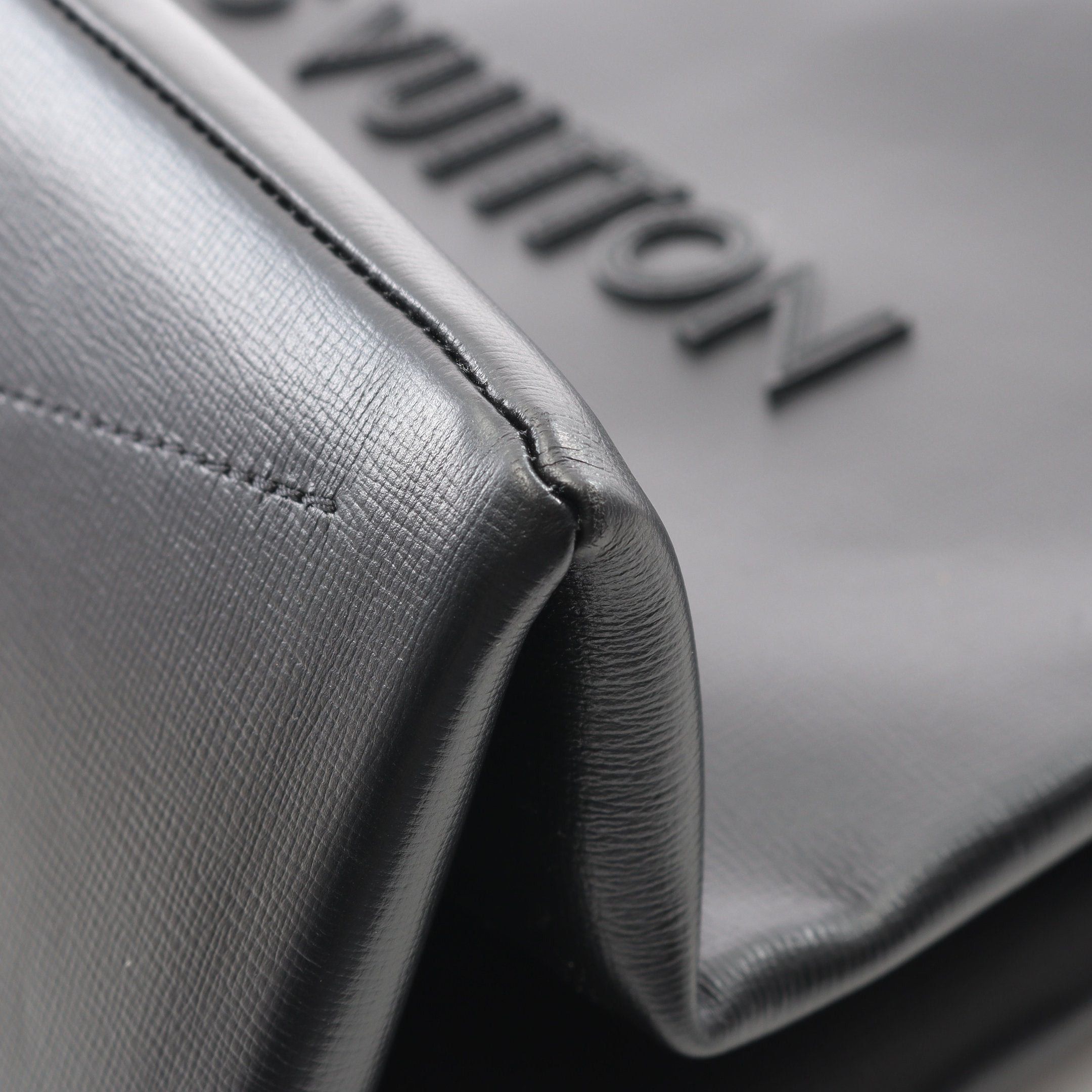 Louis Vuitton Louis Vuitton Shopper Tote Mm Handbag Bag Leather Black Size ONE SIZE - 5 Thumbnail