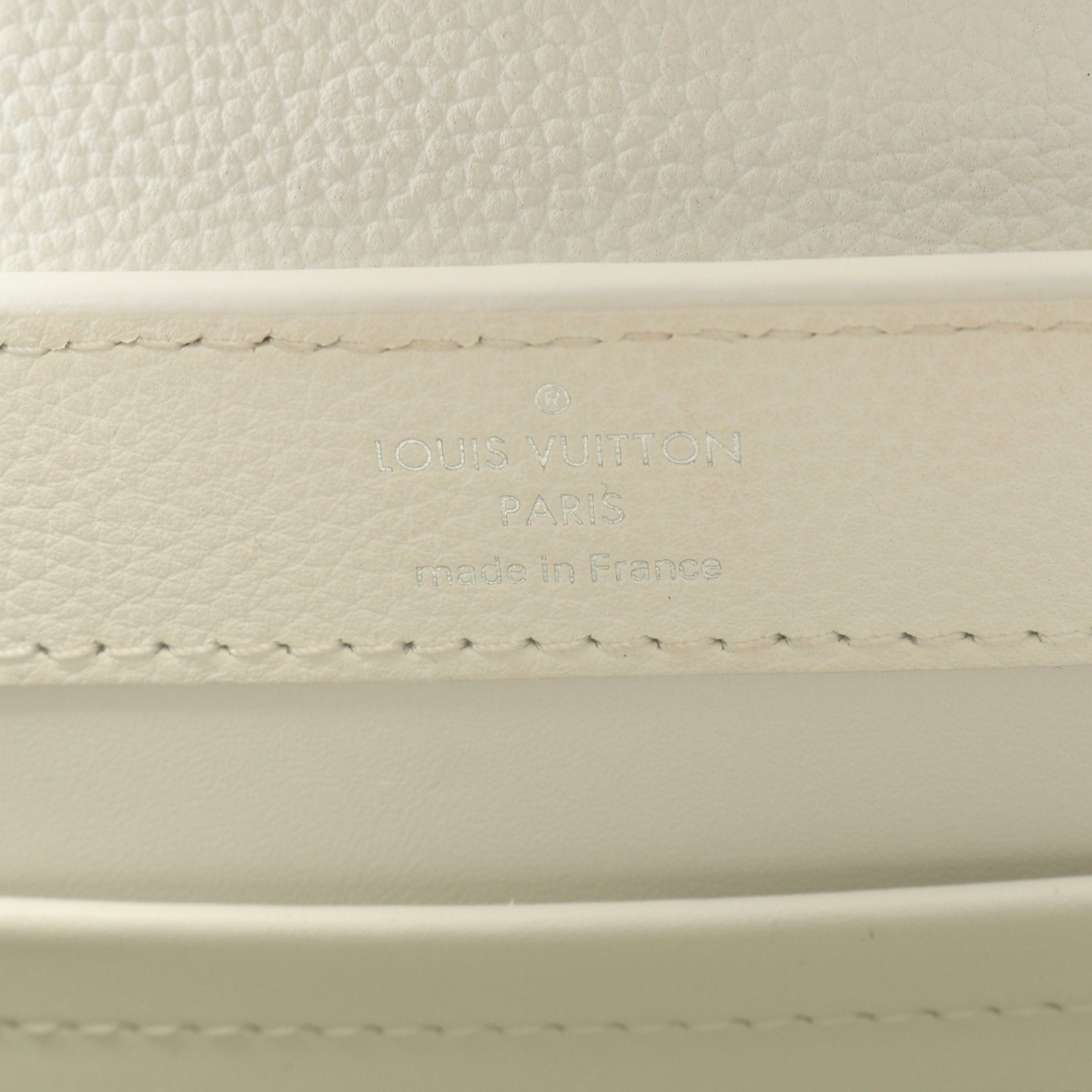 Louis Vuitton Louis Vuitton Capucines Ew Mini Handbag Leather White Size ONE SIZE - 4 Thumbnail