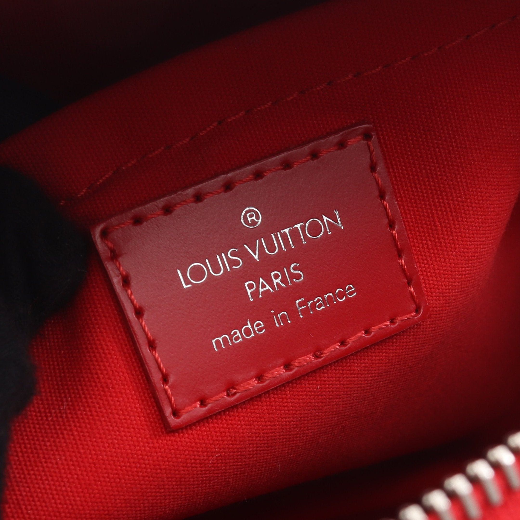 Louis Vuitton Louis Vuitton Bowling Montaigne Pm Epi Handbag Leather Red Size ONE SIZE - 4 Thumbnail