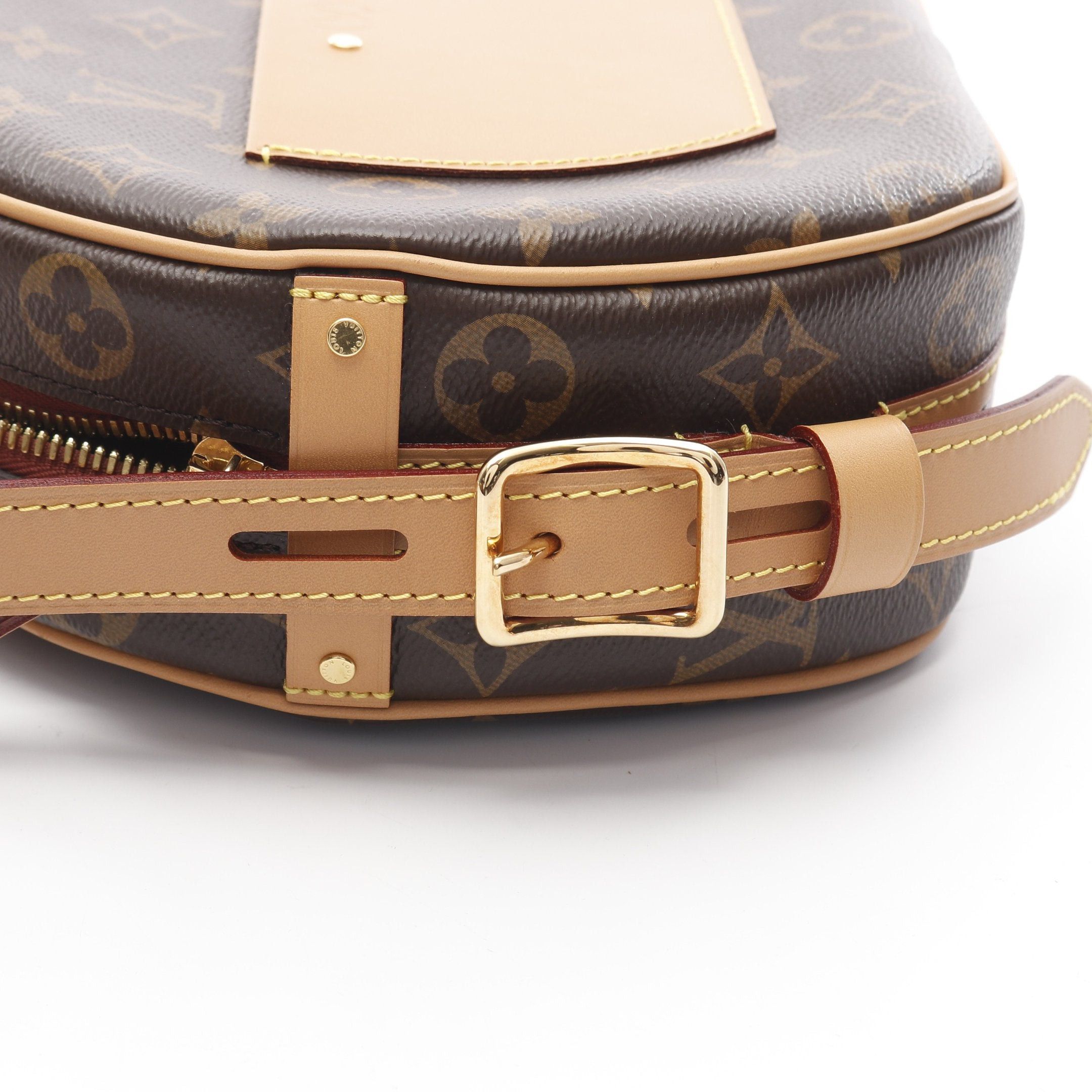 Louis Vuitton Louis Vuitton Boatt Chapeau Supple Mm Monogram Shoulder Bag Leather Brown Size ONE SIZE - 7 Thumbnail