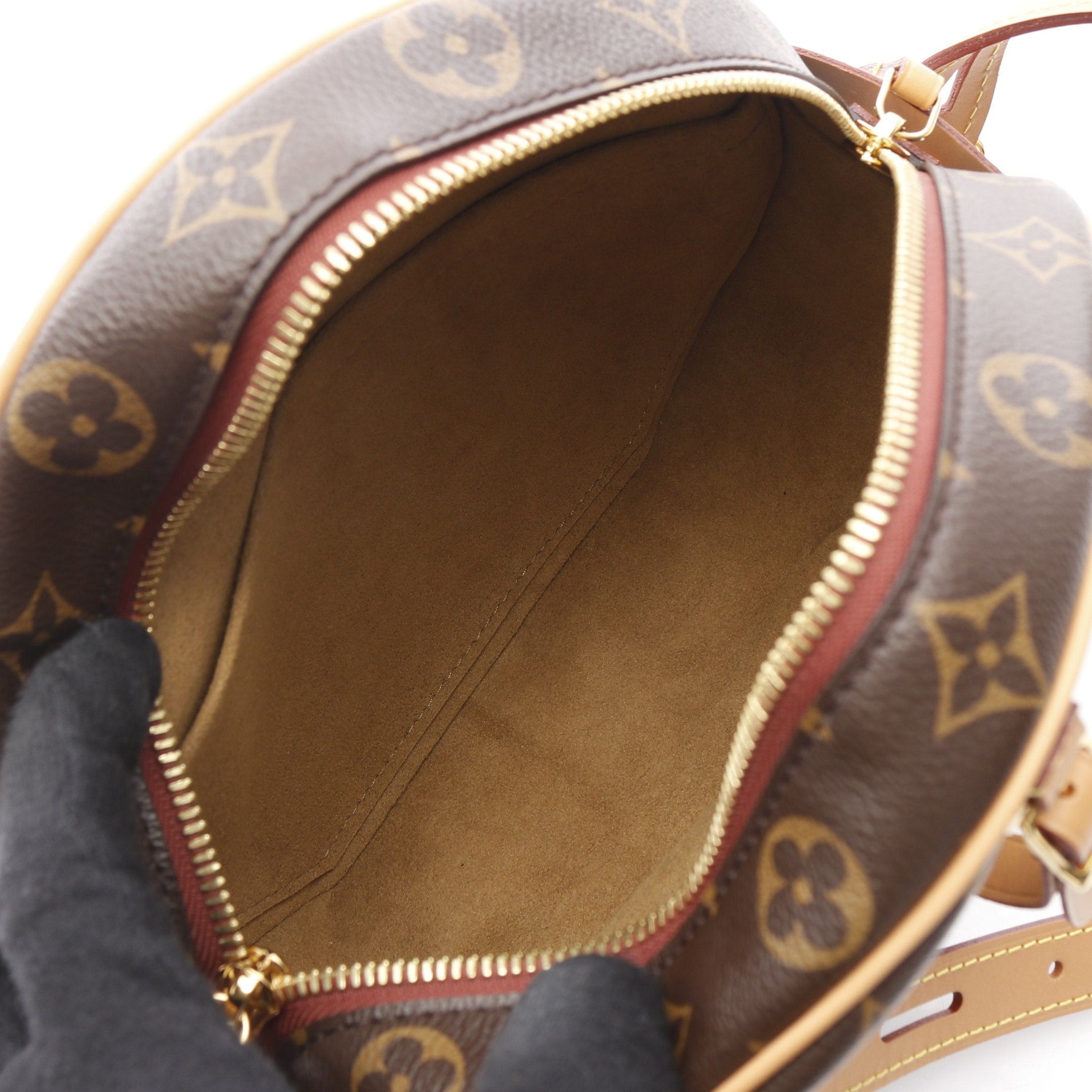 Louis Vuitton Louis Vuitton Boatt Chapeau Supple Mm Monogram Shoulder Bag Leather Brown Size ONE SIZE - 3 Thumbnail