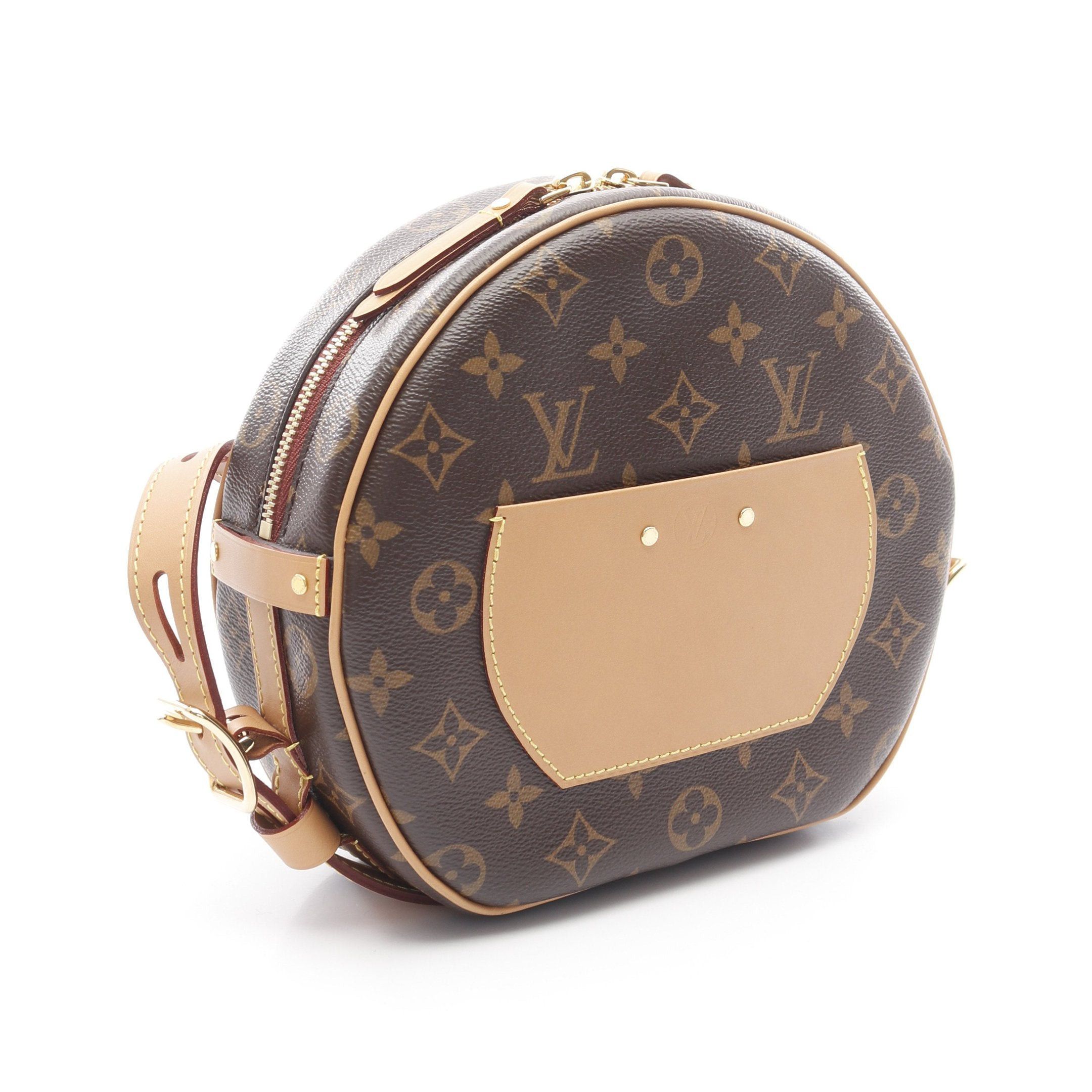 Louis Vuitton Louis Vuitton Boatt Chapeau Supple Mm Monogram Shoulder Bag Leather Brown Size ONE SIZE - 2 Thumbnail