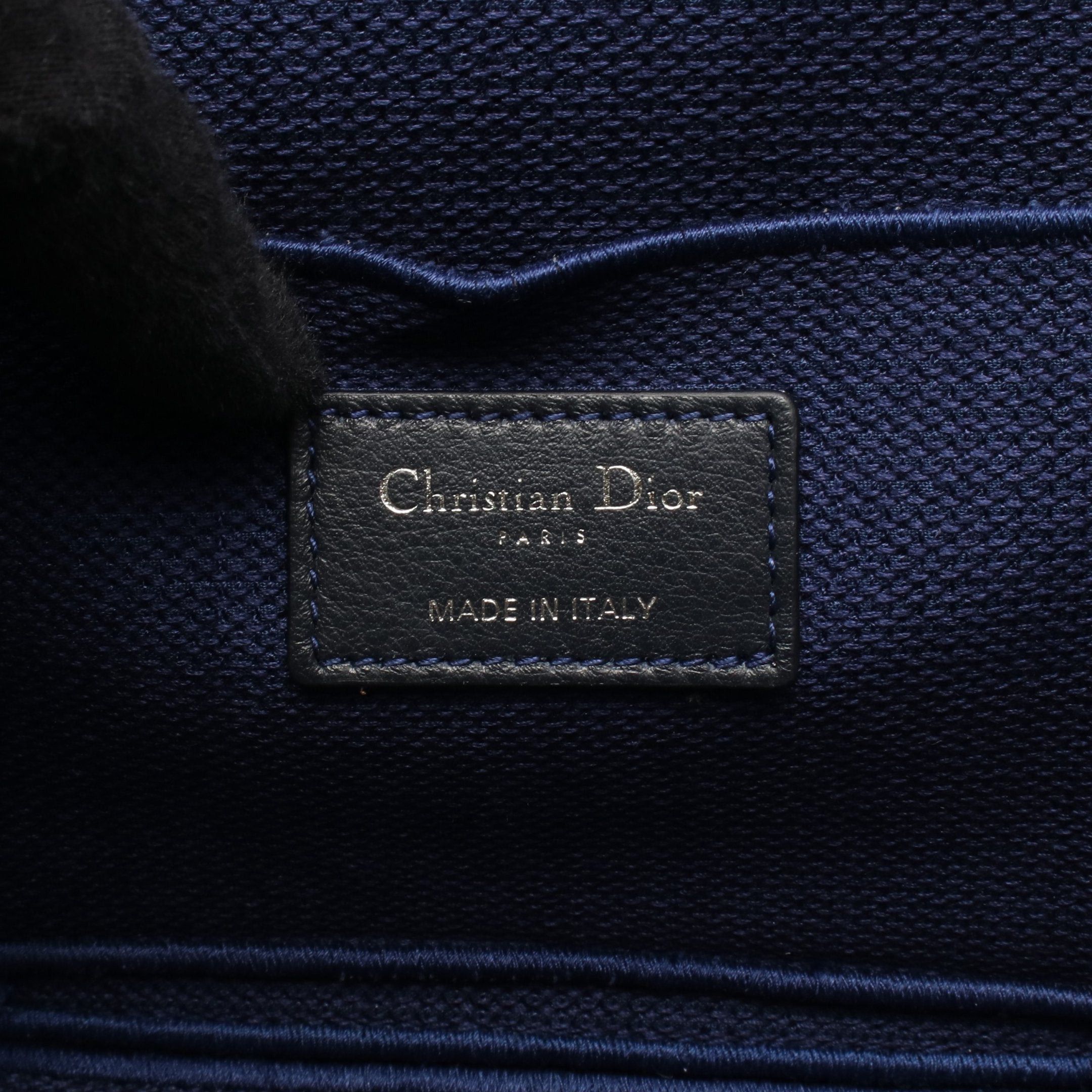 Dior Dior Diortravel Vanity Bag Canvas White Navy Size ONE SIZE - 4 Thumbnail
