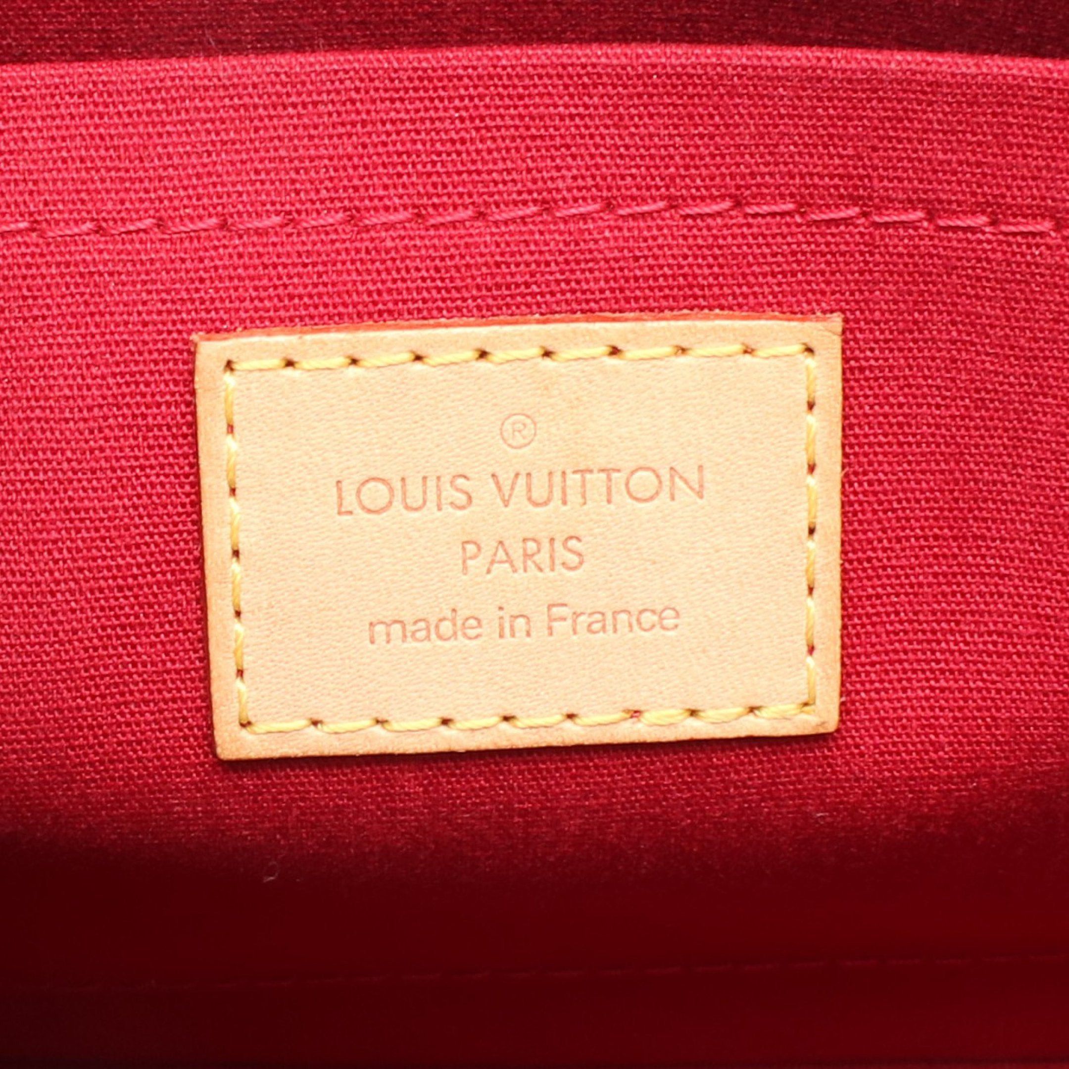 Louis Vuitton Louis Vuitton Rosewood Avenue Monogram Vernis Pomme D'Amour Shoulder Bag Leather Red Size ONE SIZE - 4 Thumbnail