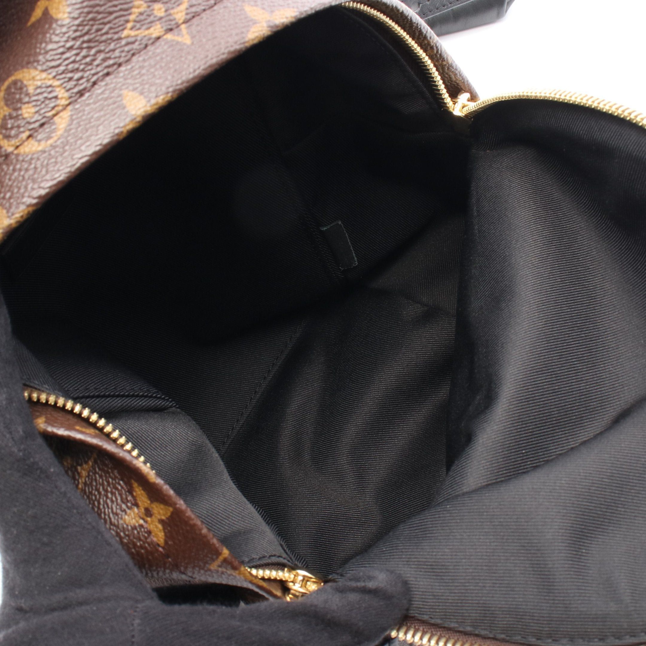 Louis Vuitton Louis Vuitton Palm Springs Pm Monogram Backpack Rucksack Leather Brown Black Size ONE SIZE - 3 Thumbnail