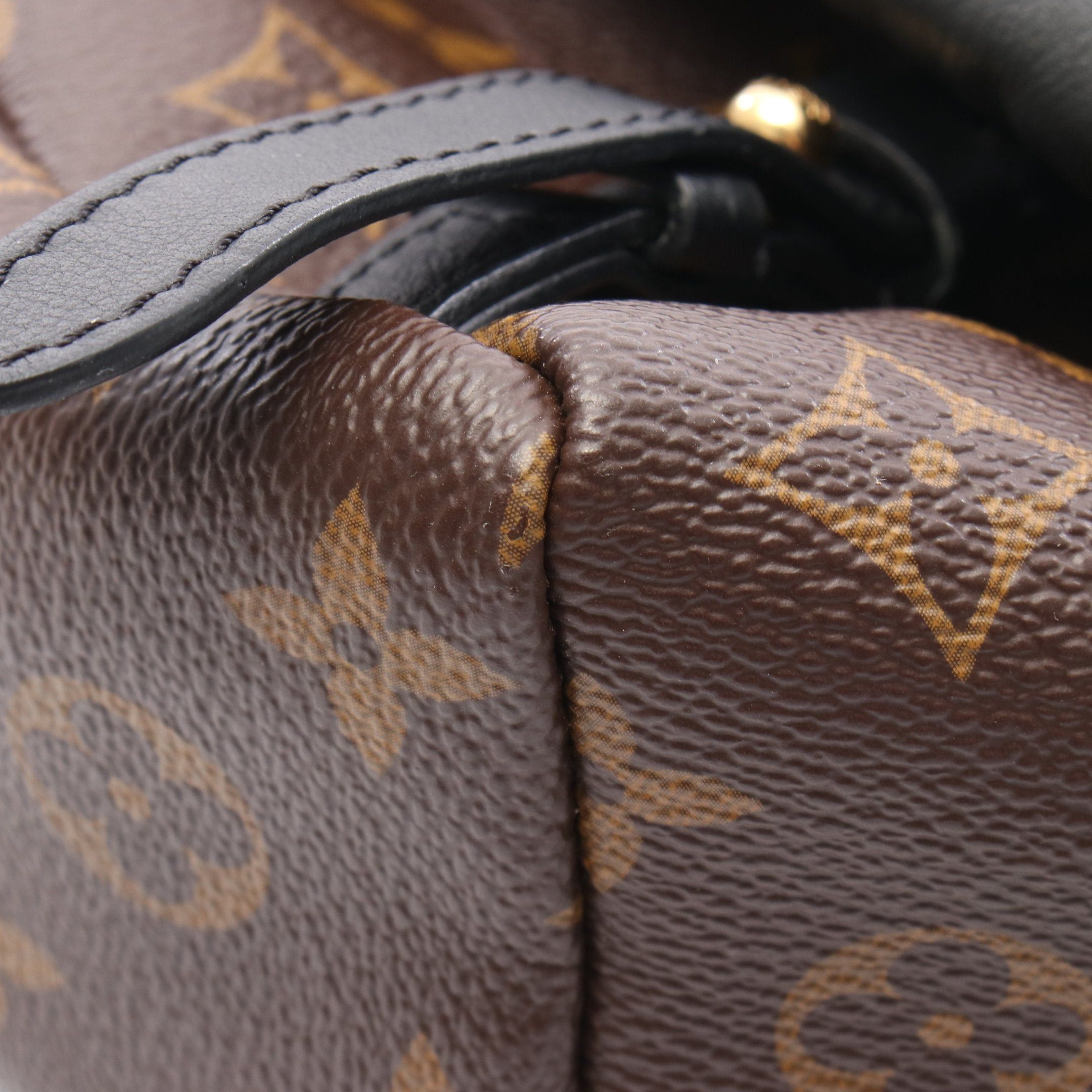 Louis Vuitton Louis Vuitton Palm Springs Pm Monogram Backpack Rucksack Leather Brown Black Size ONE SIZE - 7 Thumbnail