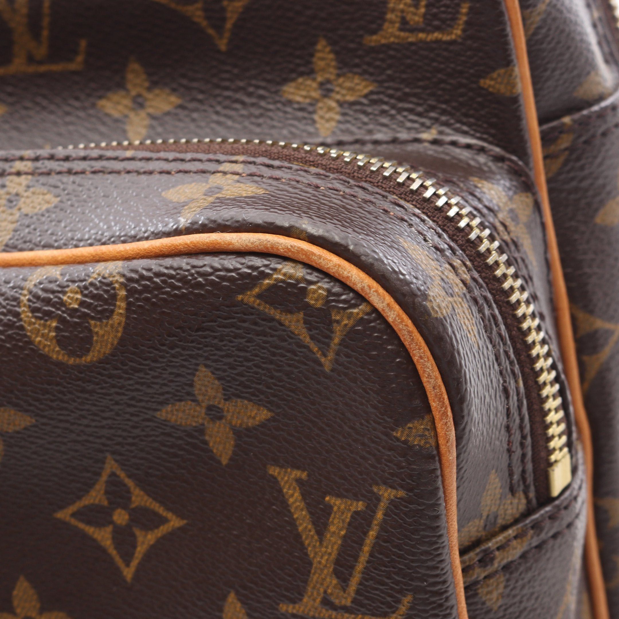 Louis Vuitton Louis Vuitton Nil Monogram Shoulder Bag Leather Brown Size ONE SIZE - 8 Thumbnail